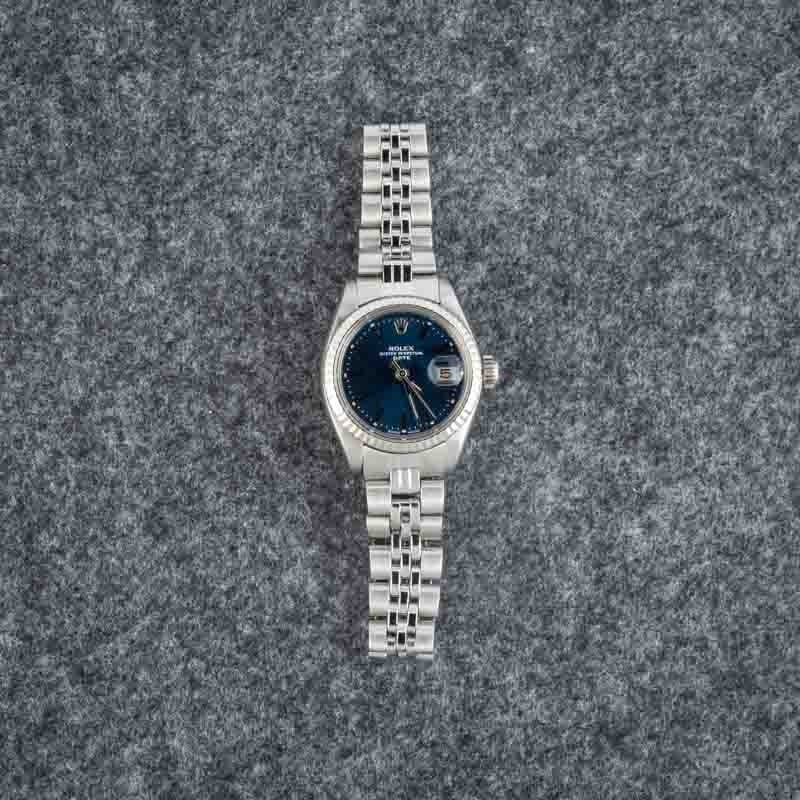 Ladies Rolex Date 6917 Blue Dial - 6