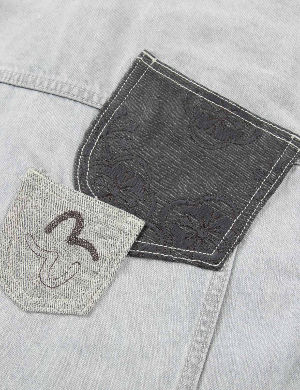 MULTI-POCKET REGULAR FIT DENIM JACKET - 4