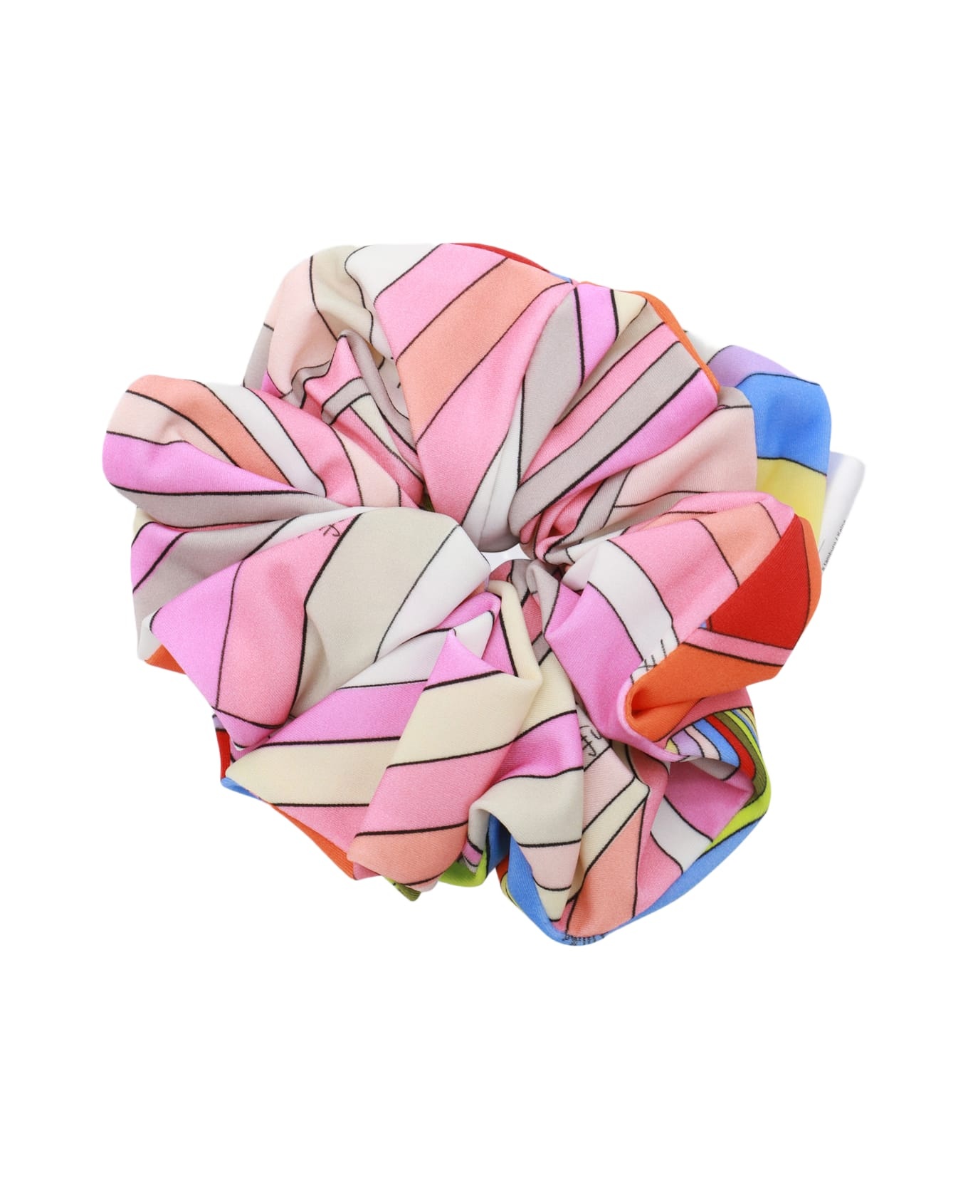 Multicolor And Pink Scrunchie - 1