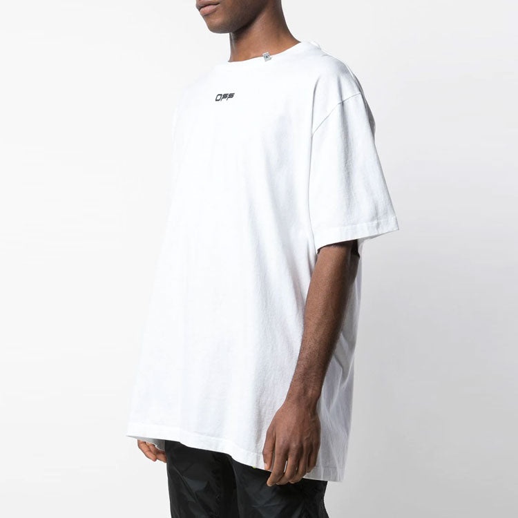 Off-White 'MARY SKATE' BLACK COTTON T-SHIRT | lungolivigno
