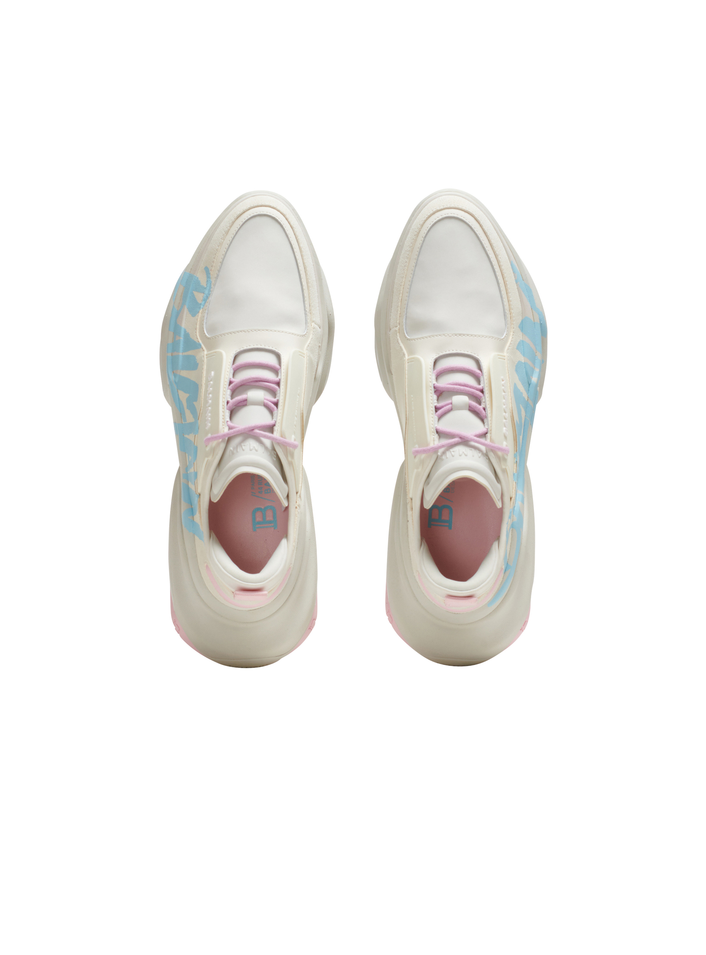 B-Bold trainers in leather, neoprene and suede - 3