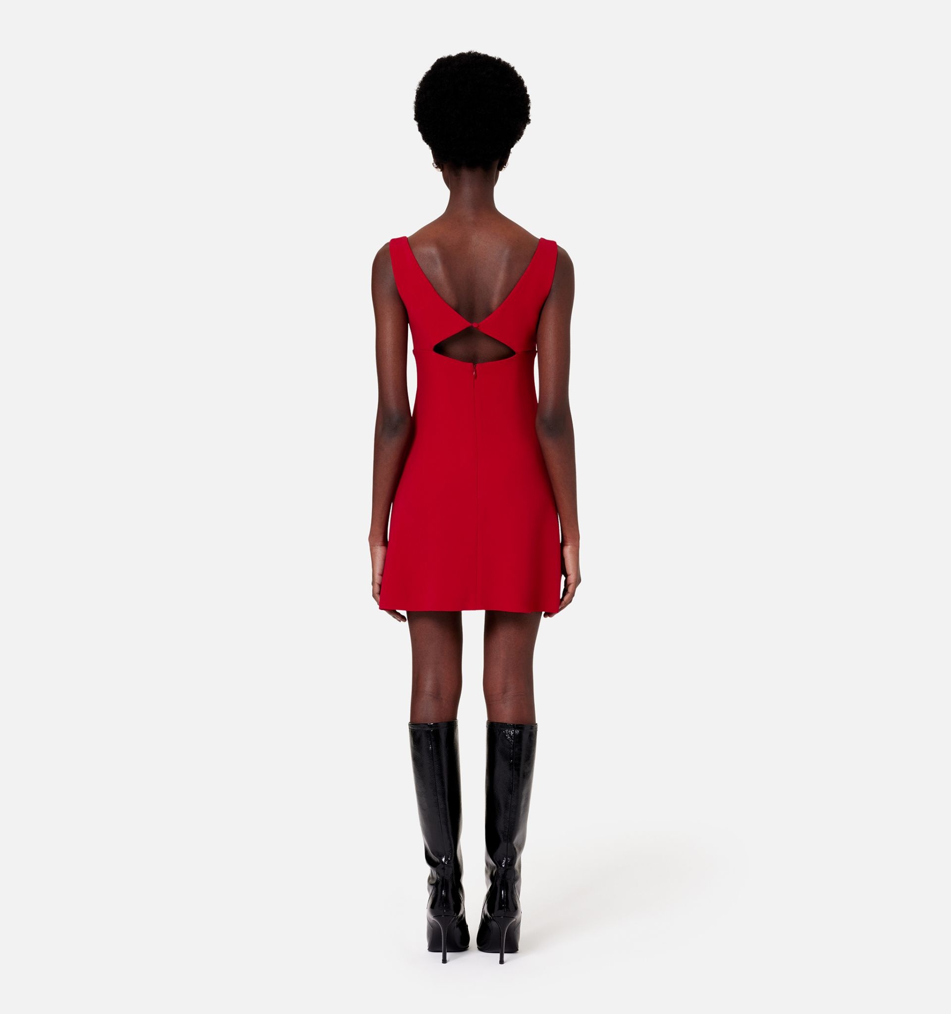 Sleeveless Short Dress - 5