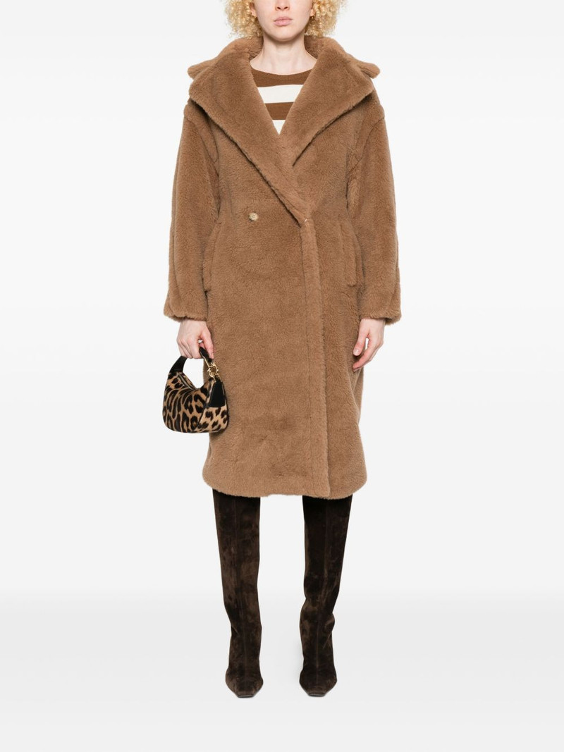 Max Mara teddy double-breasted coat outlook