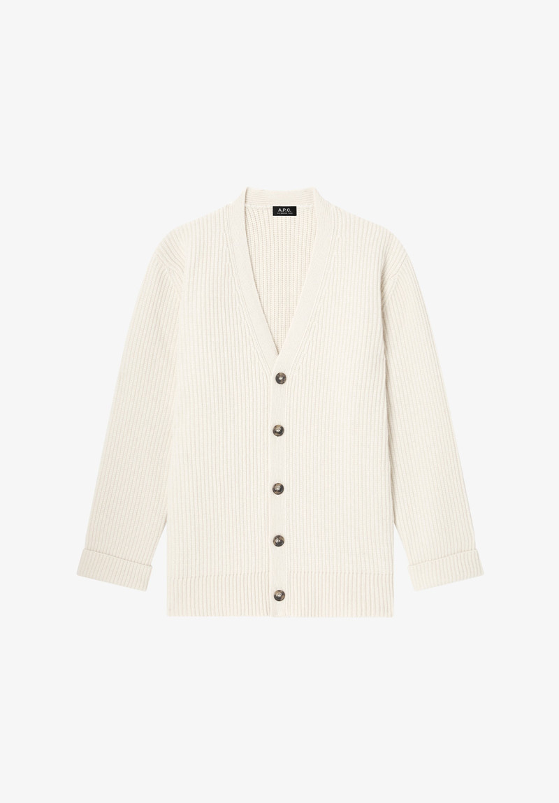 WOOL-CASHMERE UNISEX CARDIGAN 1