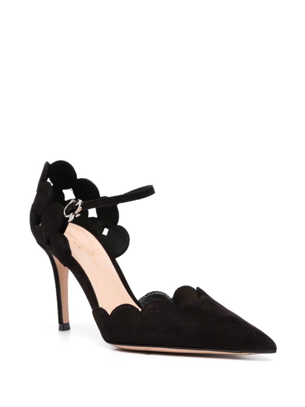 Ariana D'Orsay 85mm suede pumps - 2