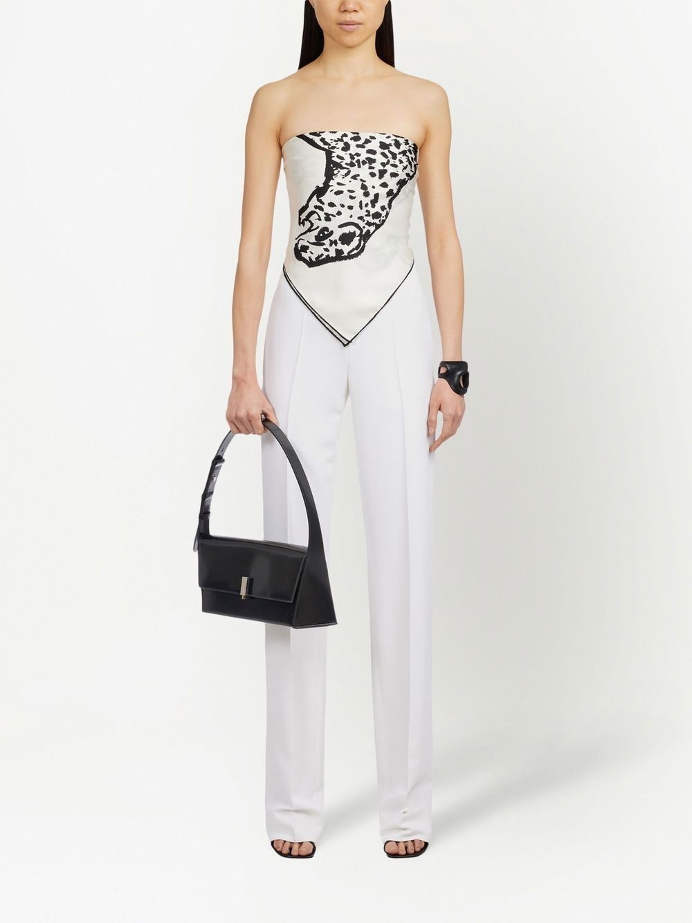 Geometric leather shoulder bag - 2