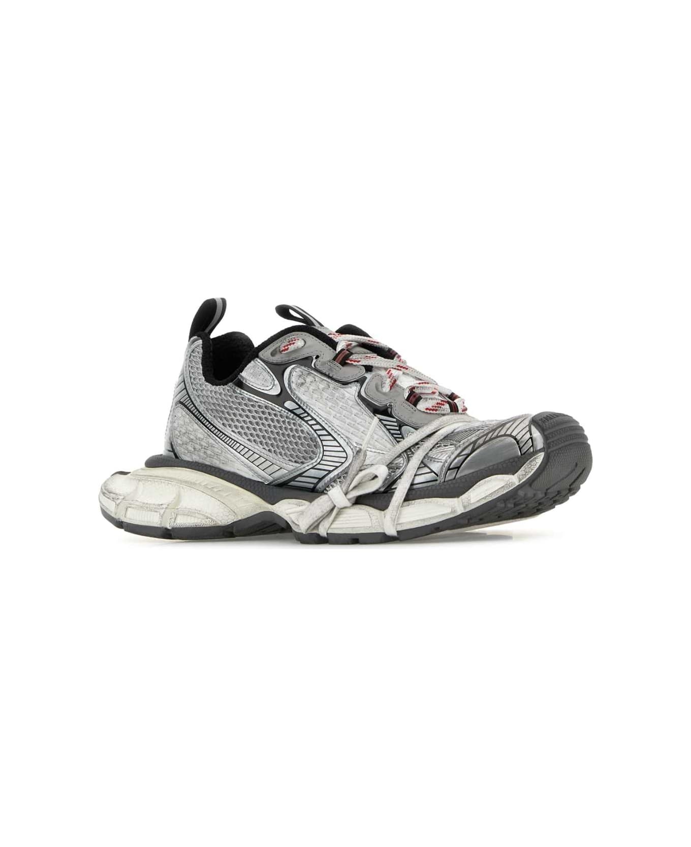 Multicolor Mesh And Rubber 3xl Sneakers - 2