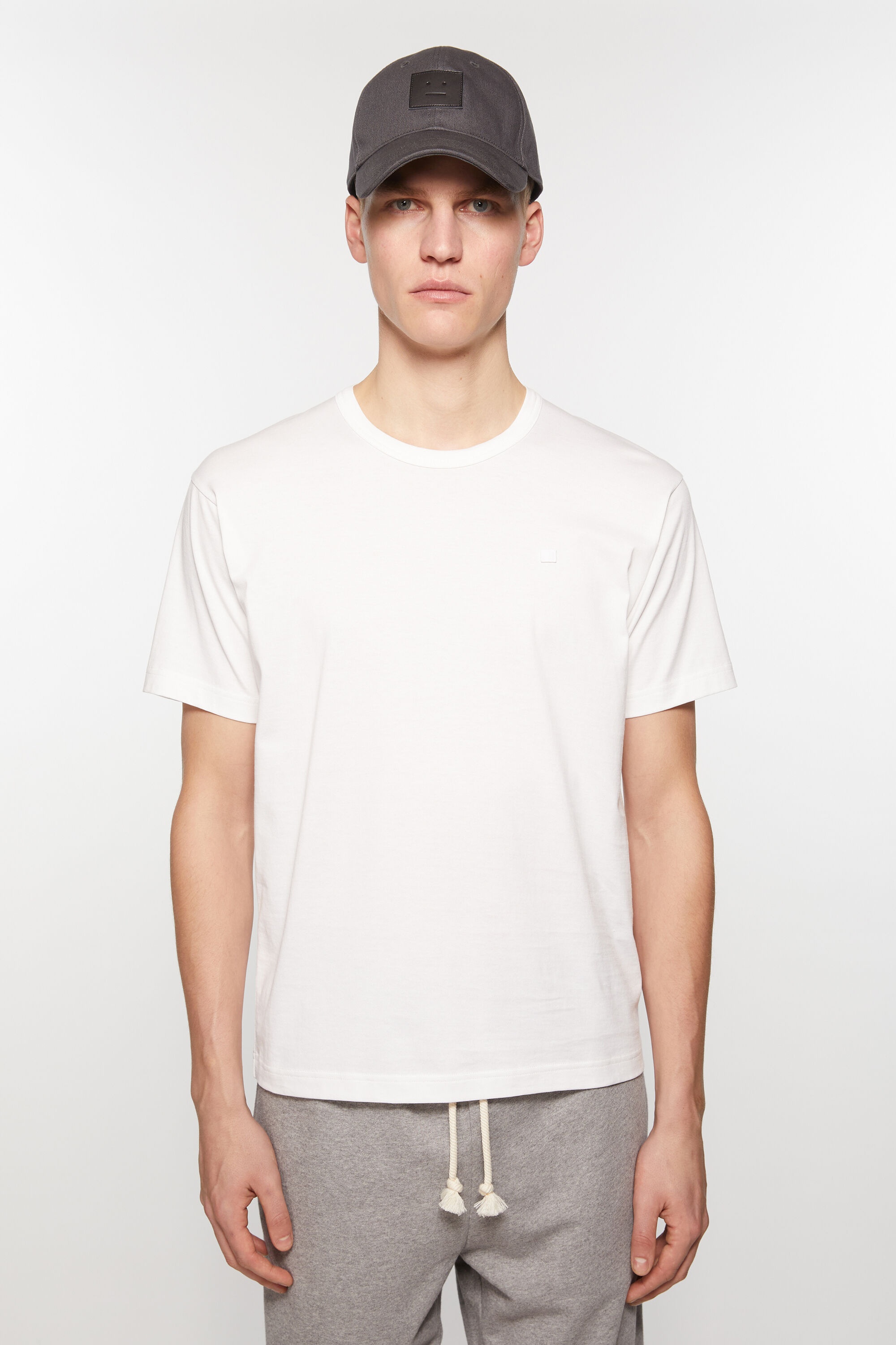 Crew neck t-shirt- Regular fit - Optic White - 2