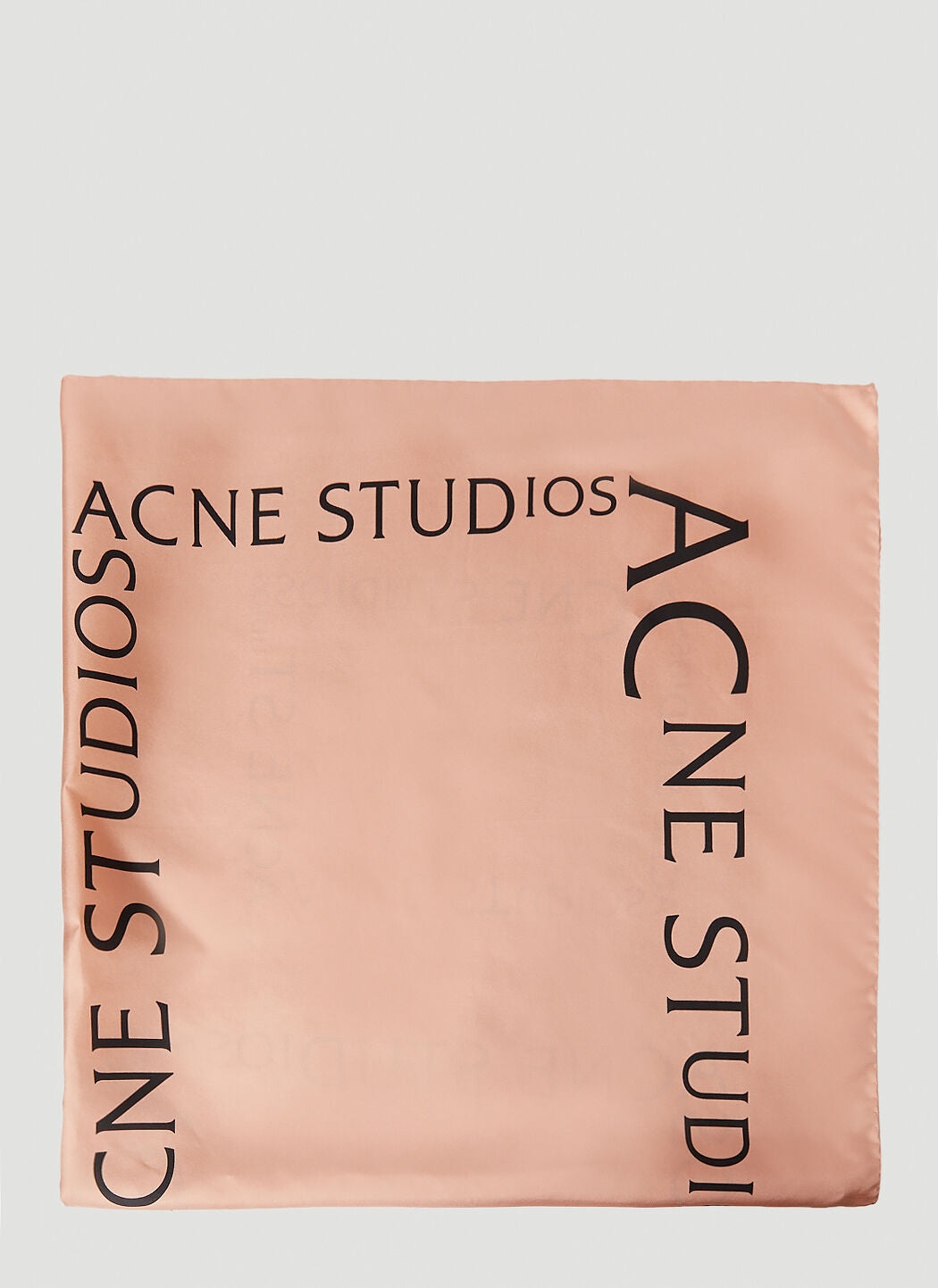 Acne Studios Women Logo Print Sqaure Scarf - 2