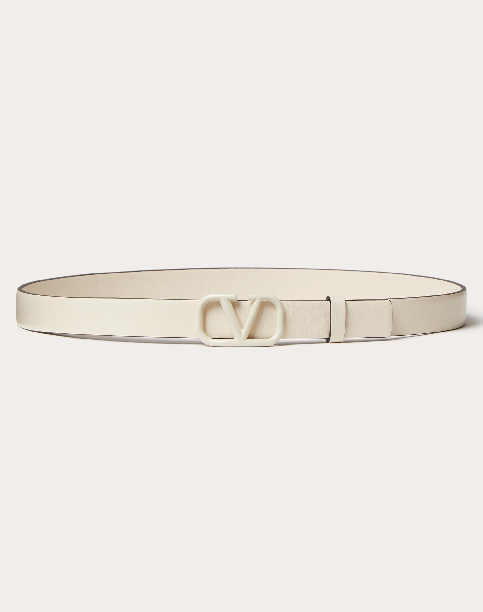 VLOGO SIGNATURE BELT IN SHINY CALFSKIN 20MM - 1