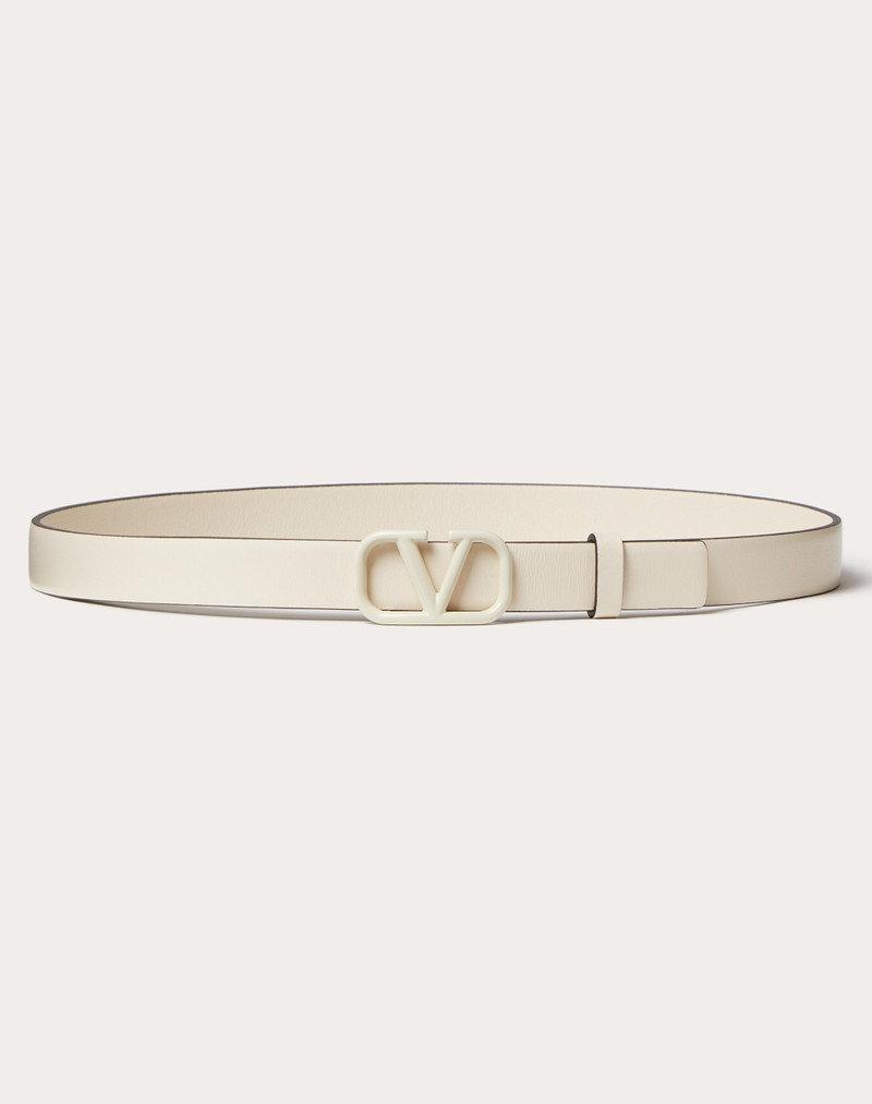 VLOGO SIGNATURE BELT IN SHINY CALFSKIN 20MM 1