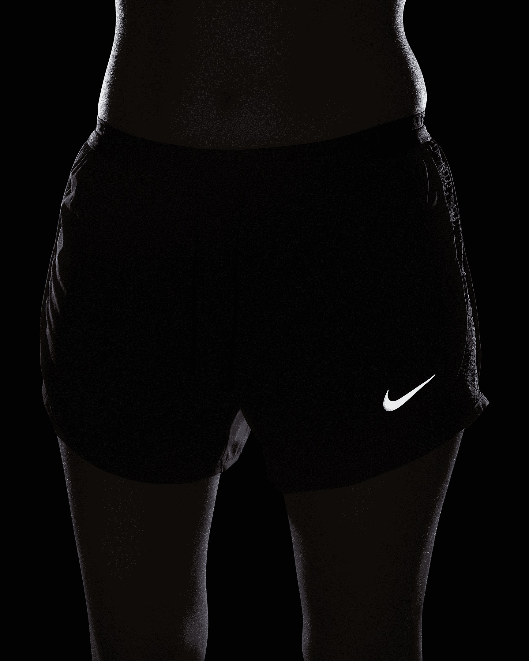 Nike Women's Dri-FIT Run Division Tempo Luxe Running Shorts - 8