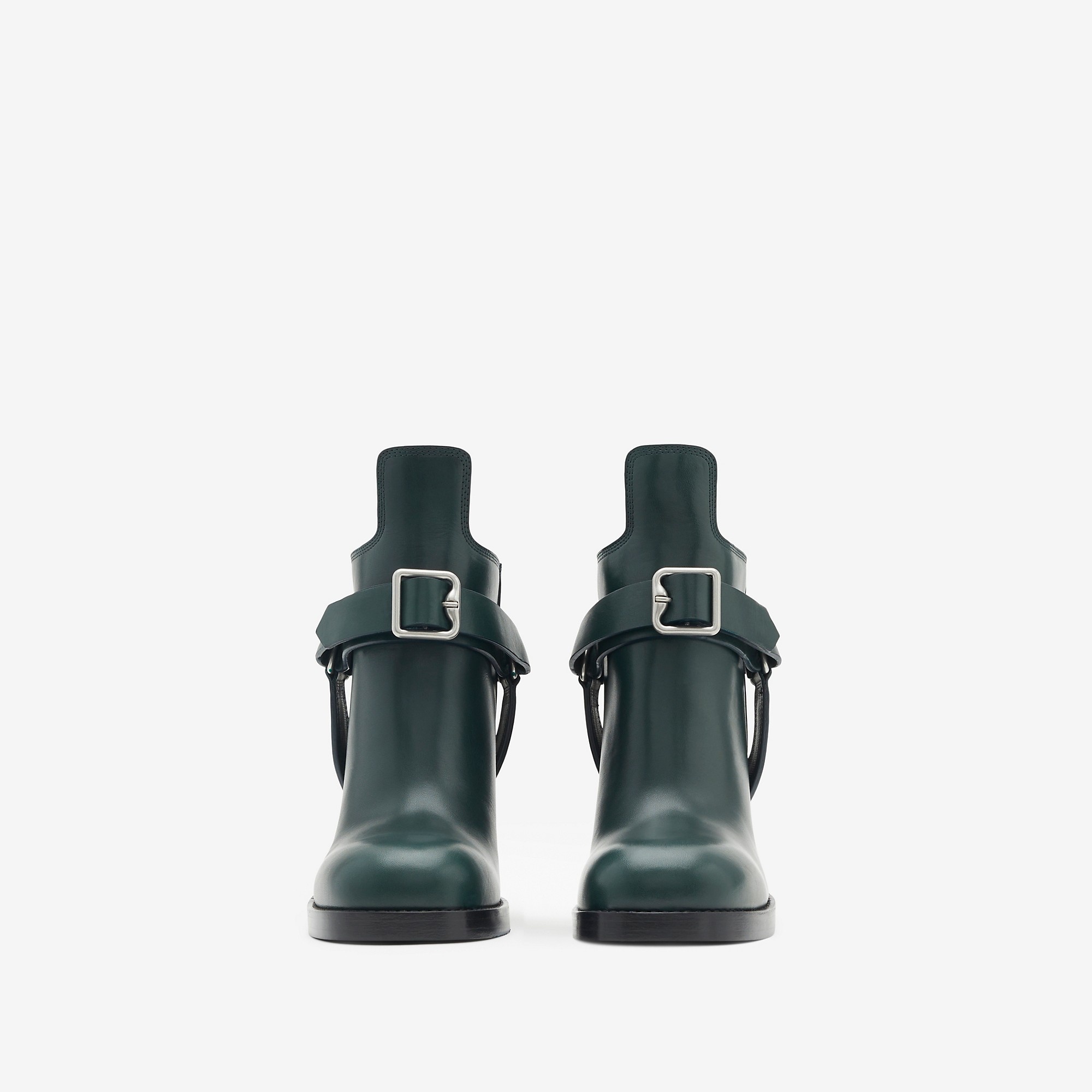 Leather Stirrup Low Boots - 3