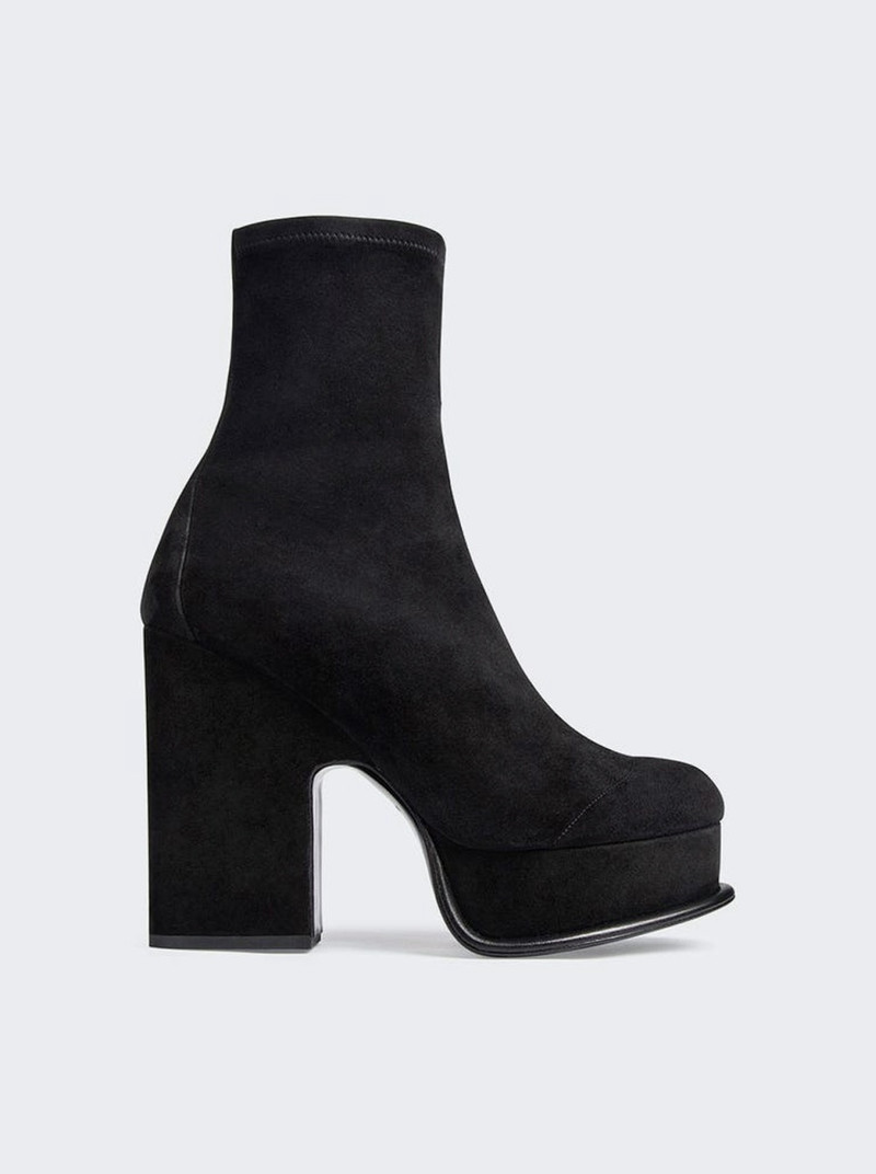 Tina Heeled Ankle Boot Black - 1