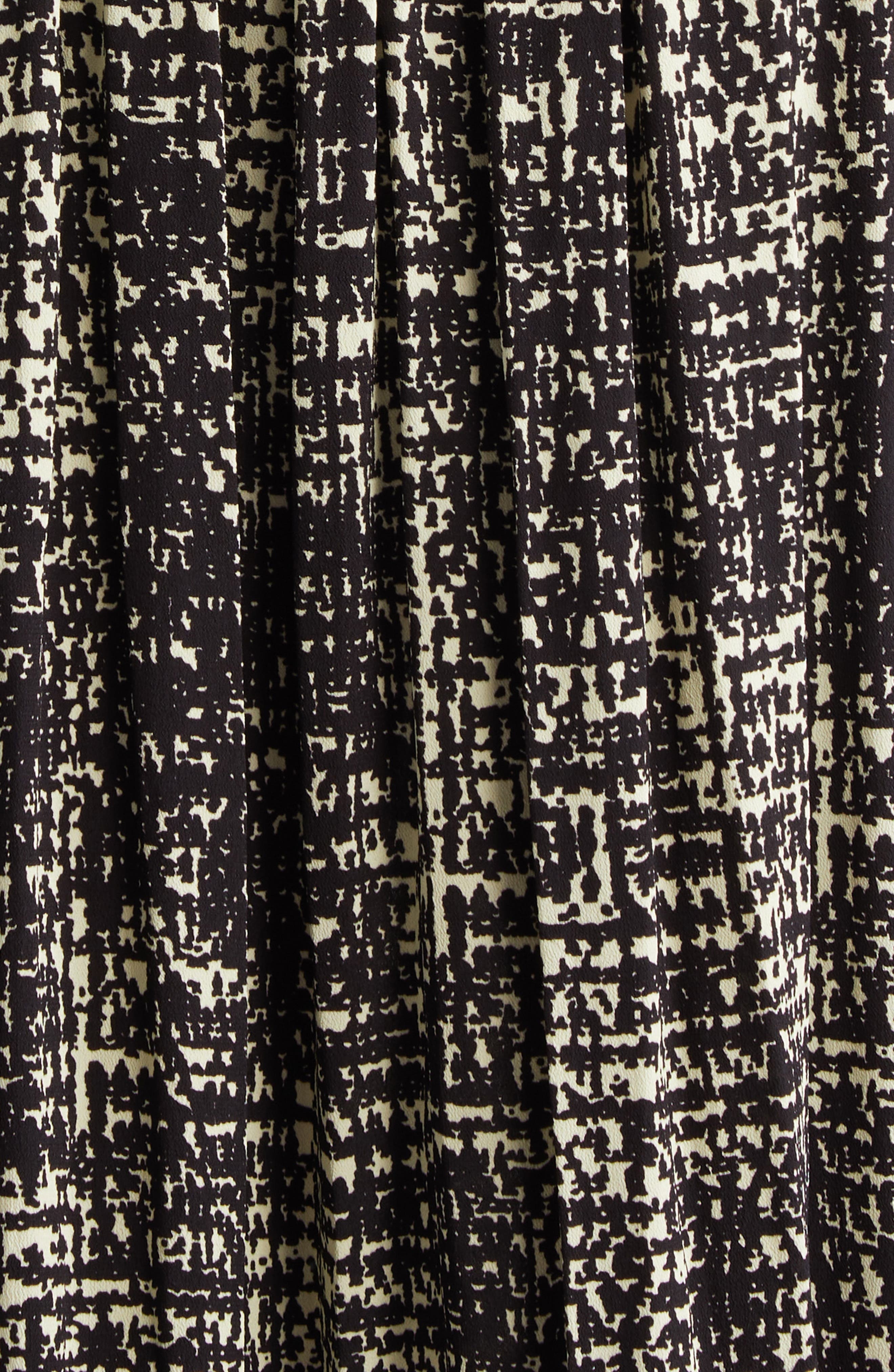 Proenza Schouler Lola Tweed Print Crepe Dress in Black Multi at Nordstrom - 6