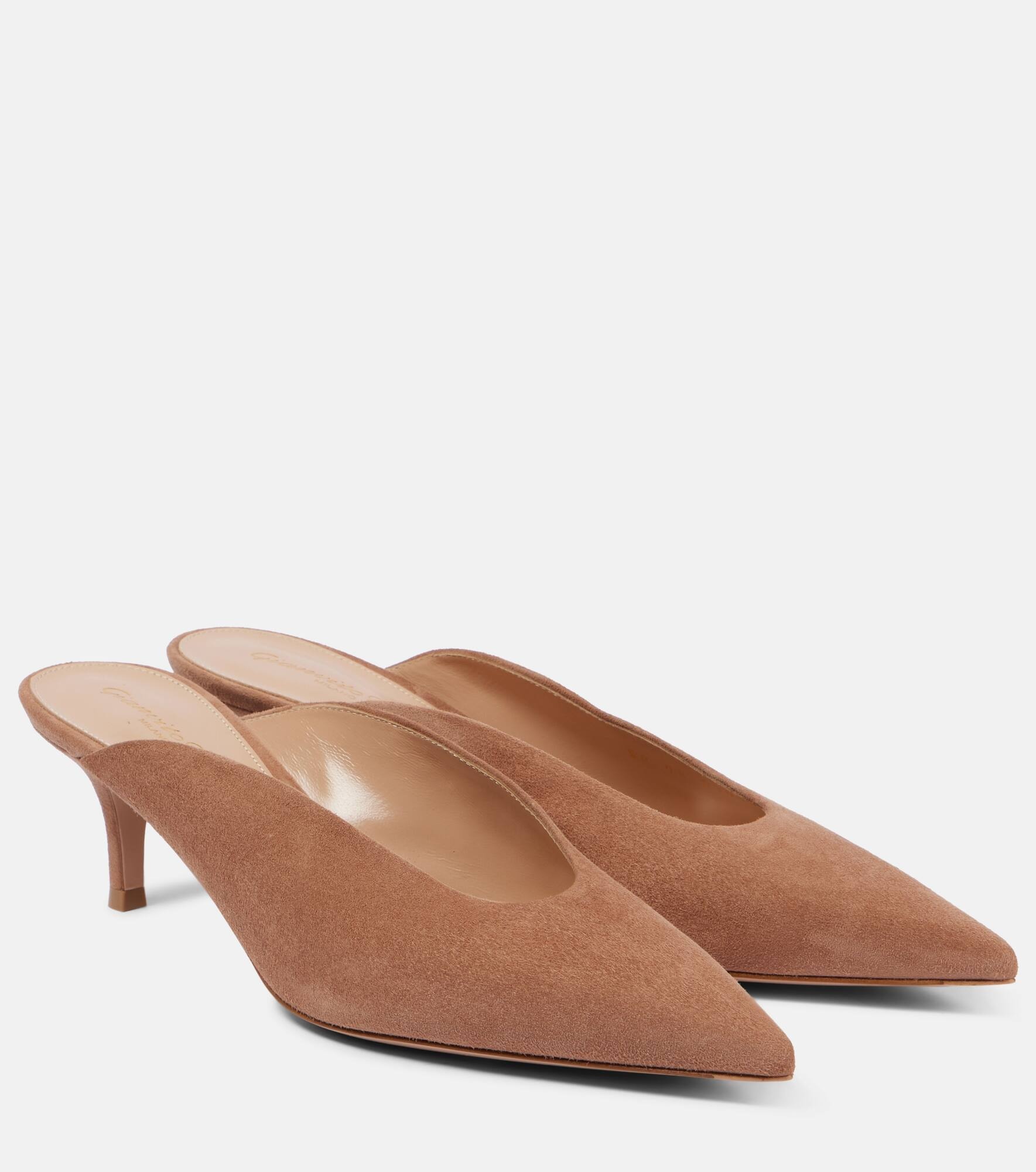 Suede mules - 1