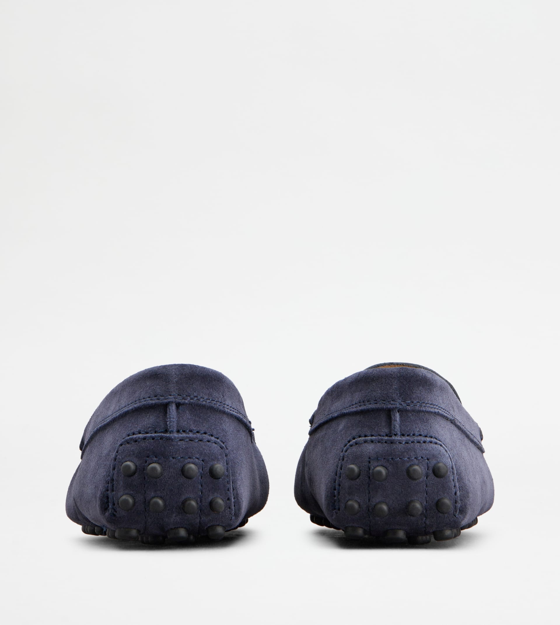 JUNIOR GOMMINO DRIVING SHOES IN SUEDE - BLUE - 2