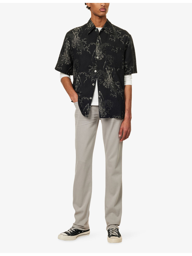 PAIGE Transcend Federal Slim Straight-Leg Stretch-Denim Jeans outlook
