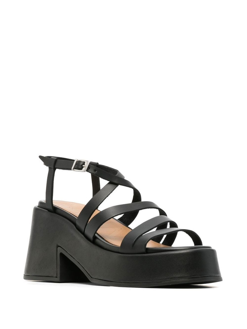 GANNI multi-strap platform sandals outlook