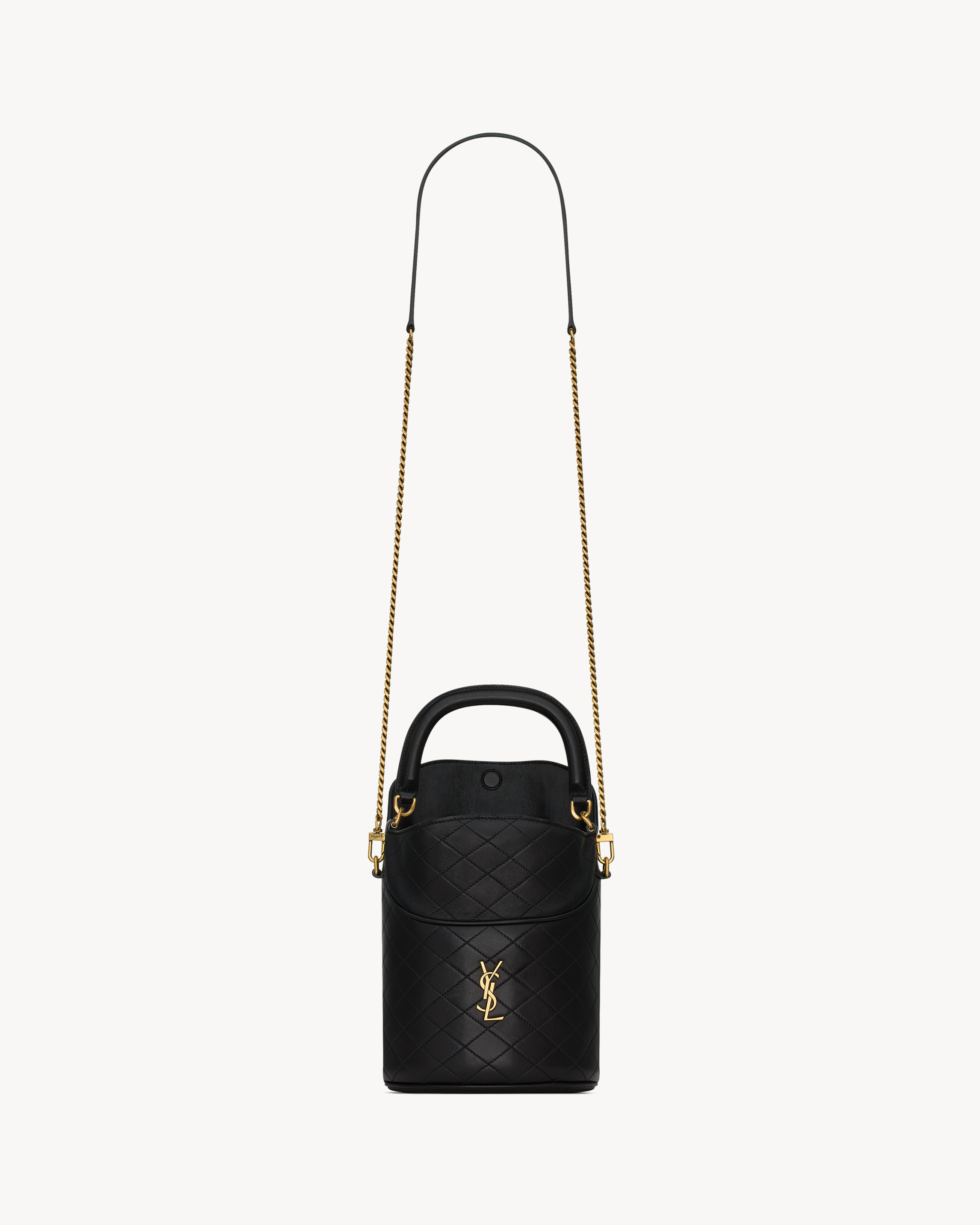 GABY BUCKET BAG IN LAMBSKIN - 3
