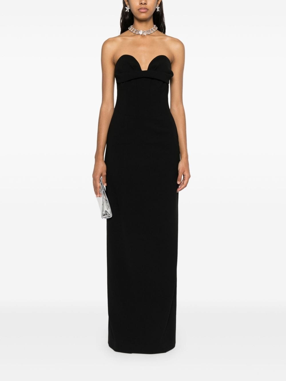 sweetheart corset maxi dress - 2