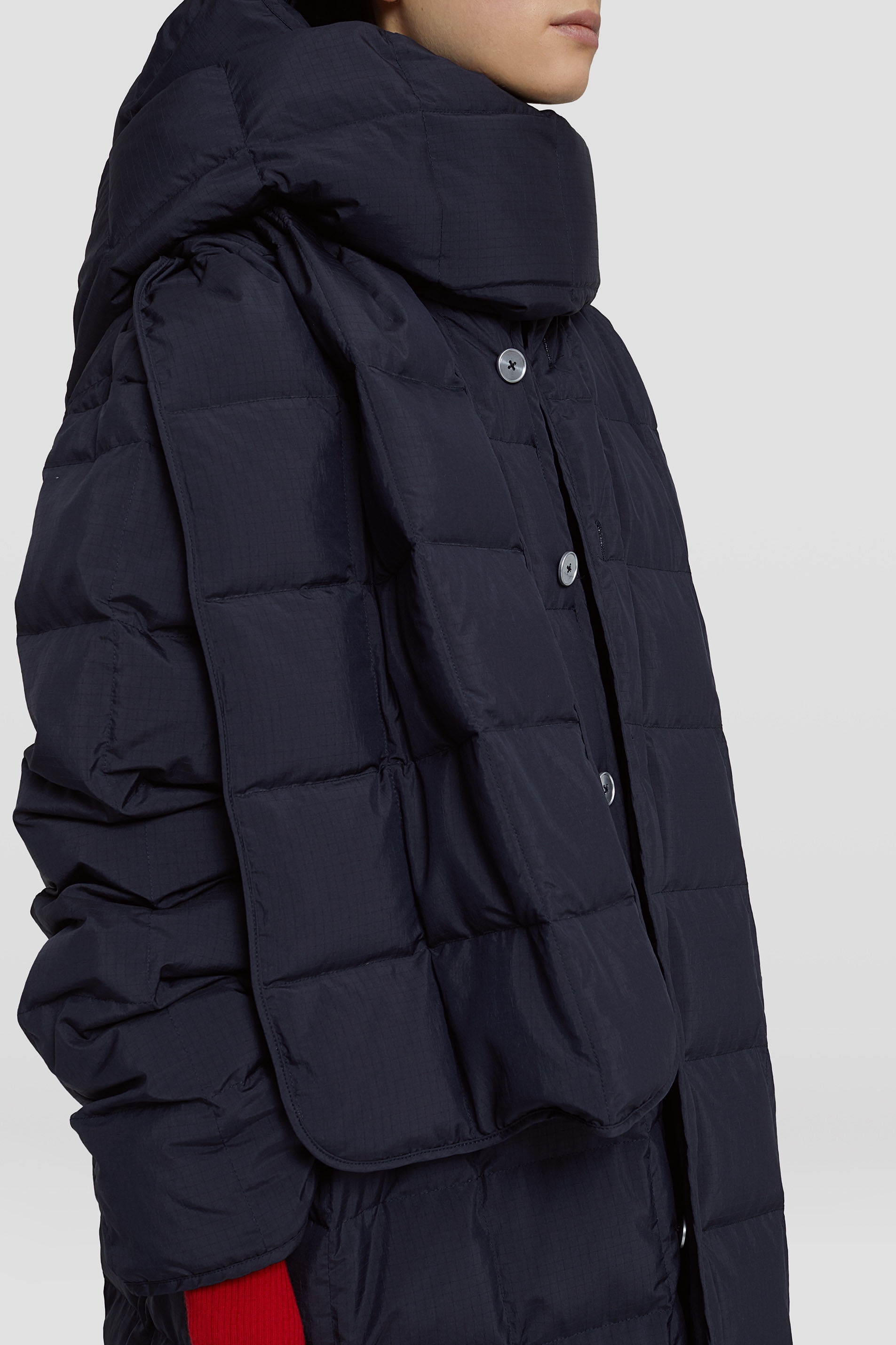 Quilted Down Scarf - 4