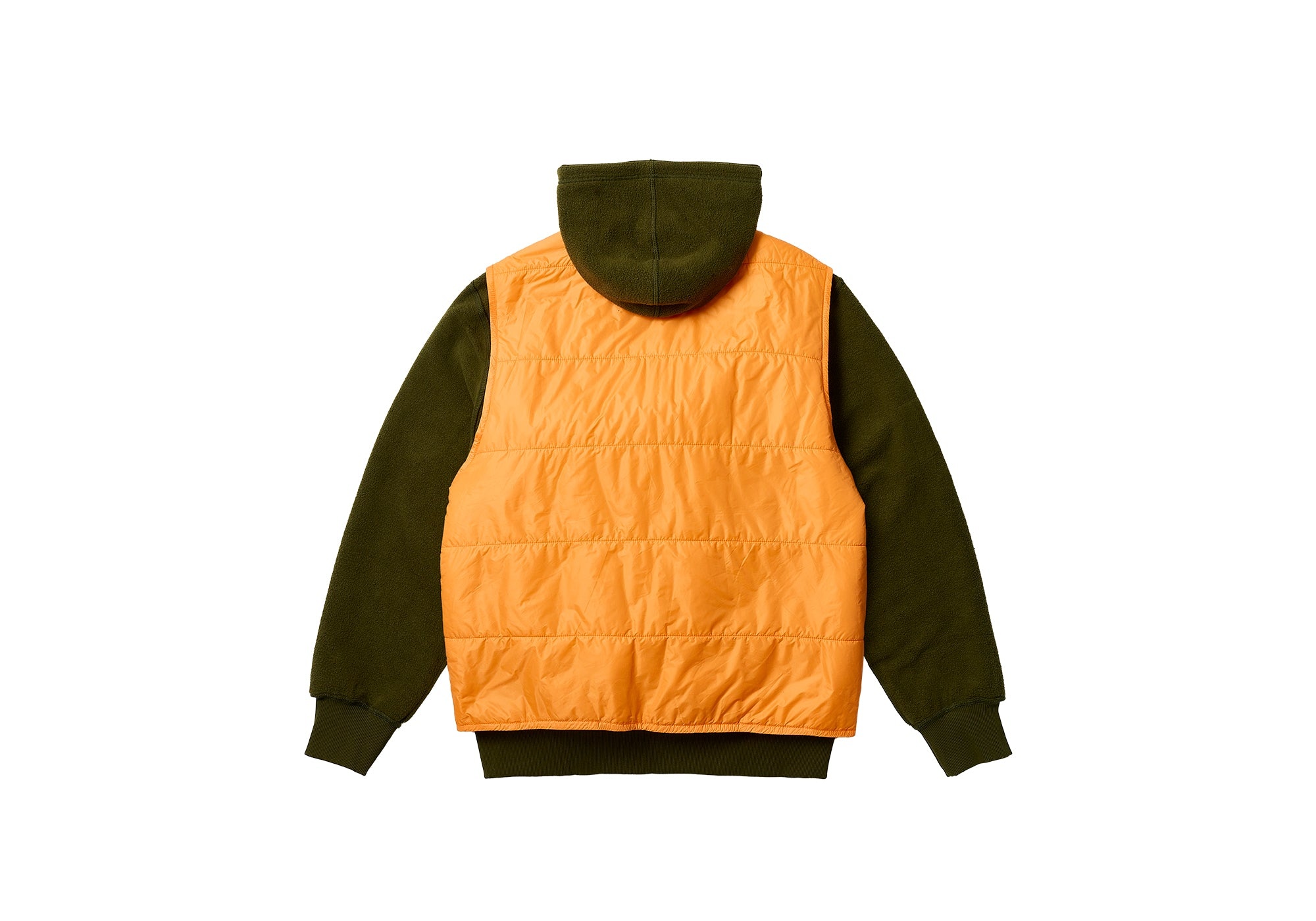 REVERSIBLE VEST HOOD THE DEEP GREEN - 2