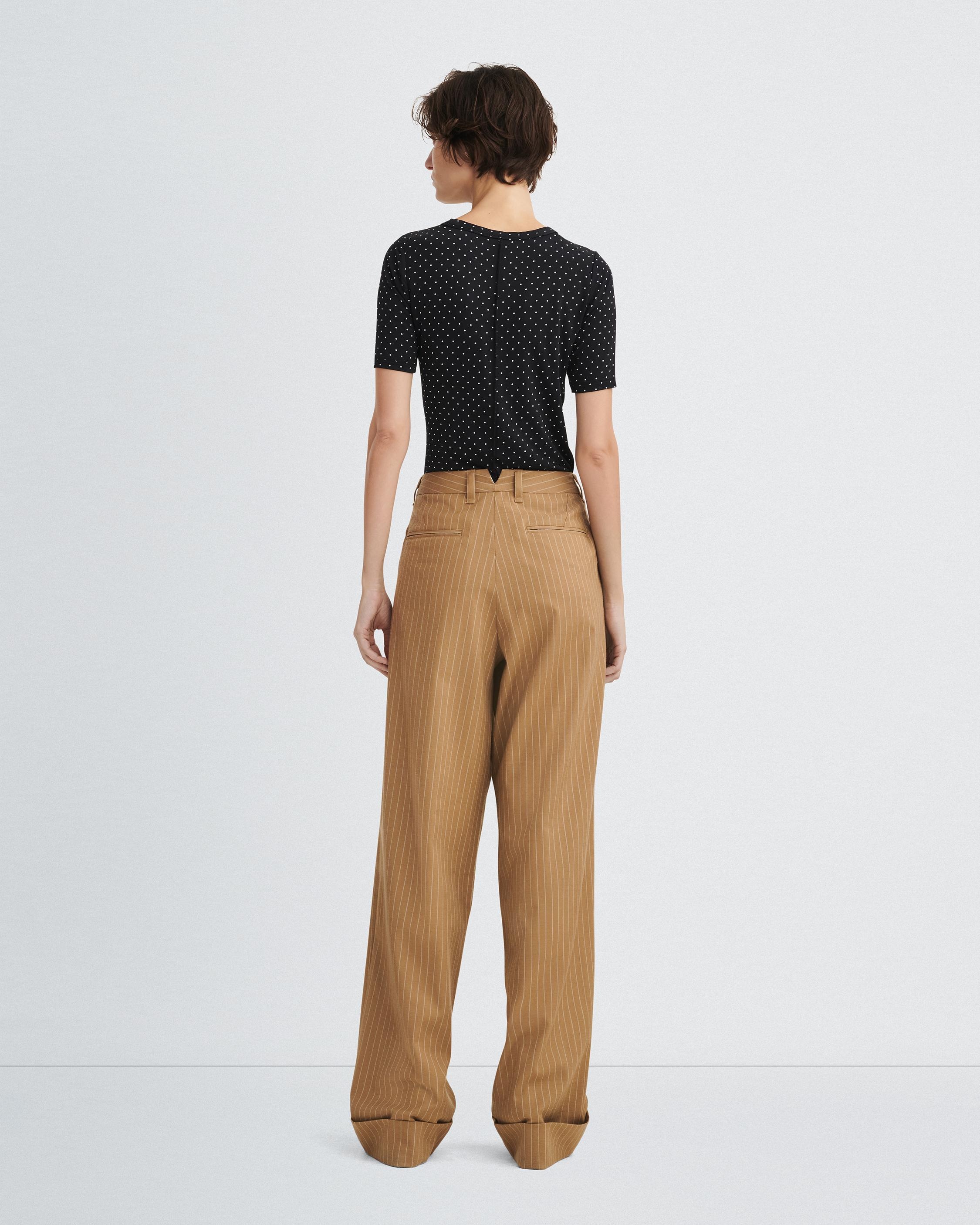 Marianne Italian Striped Wool Pant
Relaxed Fit - 5