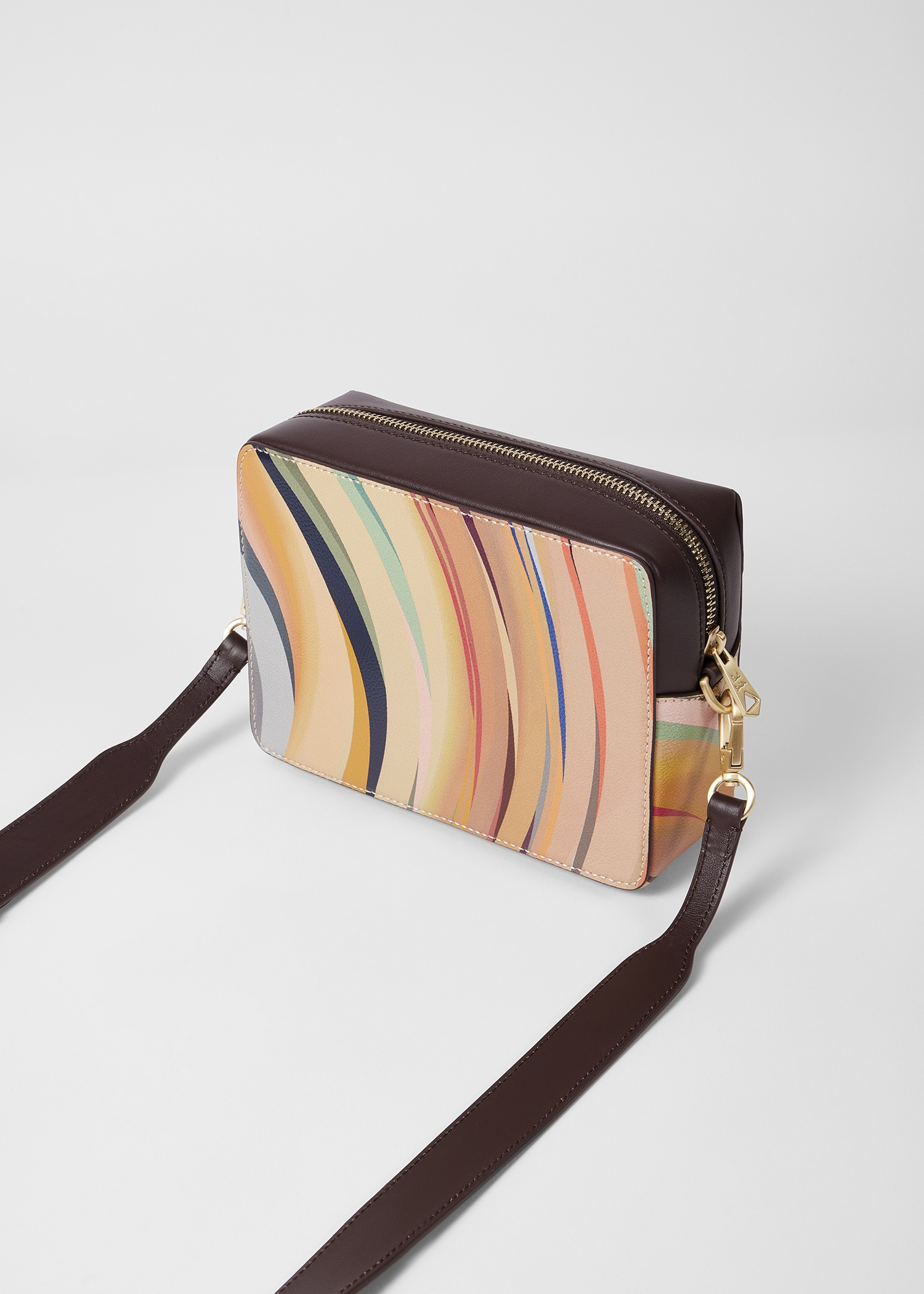 Women's 'Dusky Swirl' Leather Camera Bag - 2