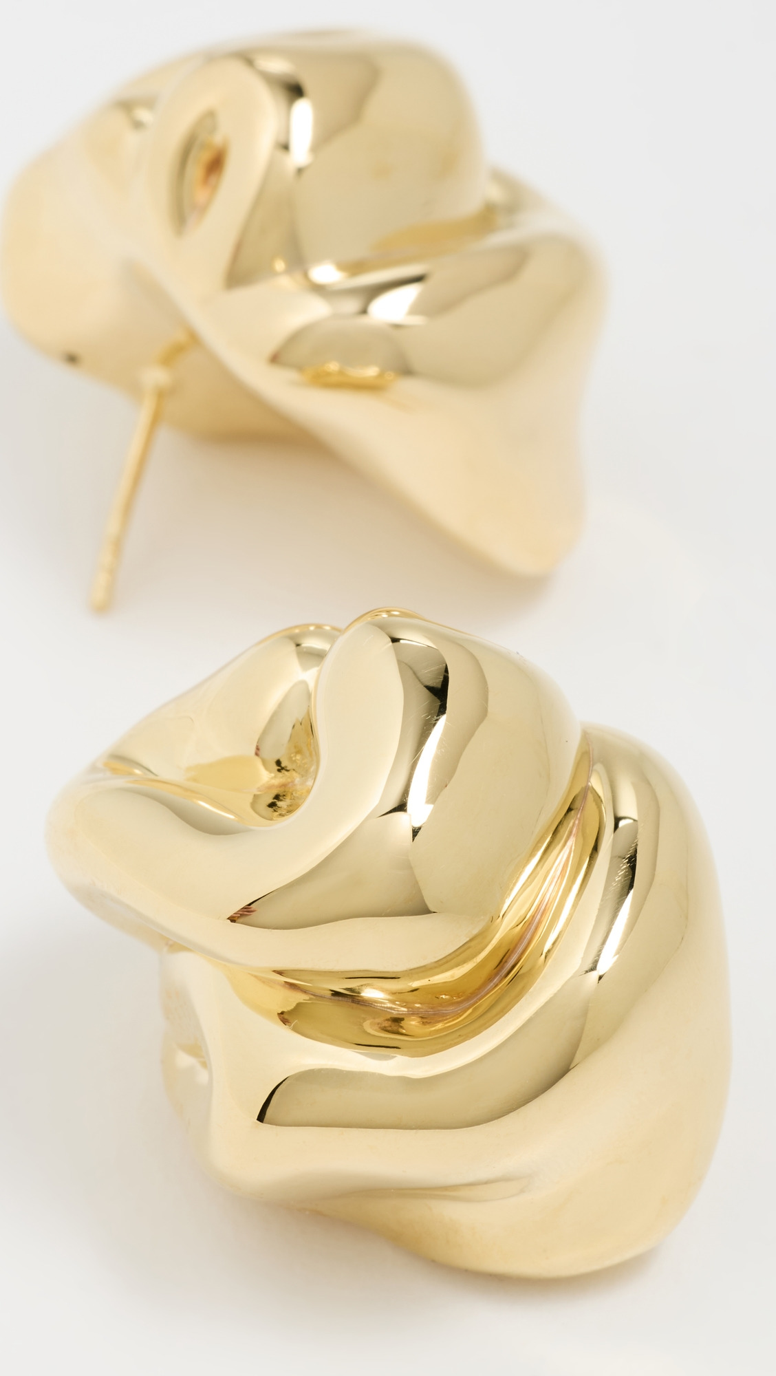 Knoll Recycled Gold Vermeil Earrings - 3