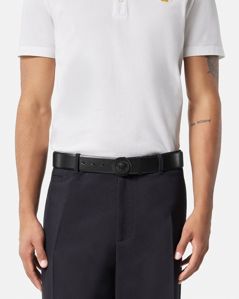 Medusa Biggie Leather Belt 4 cm 3