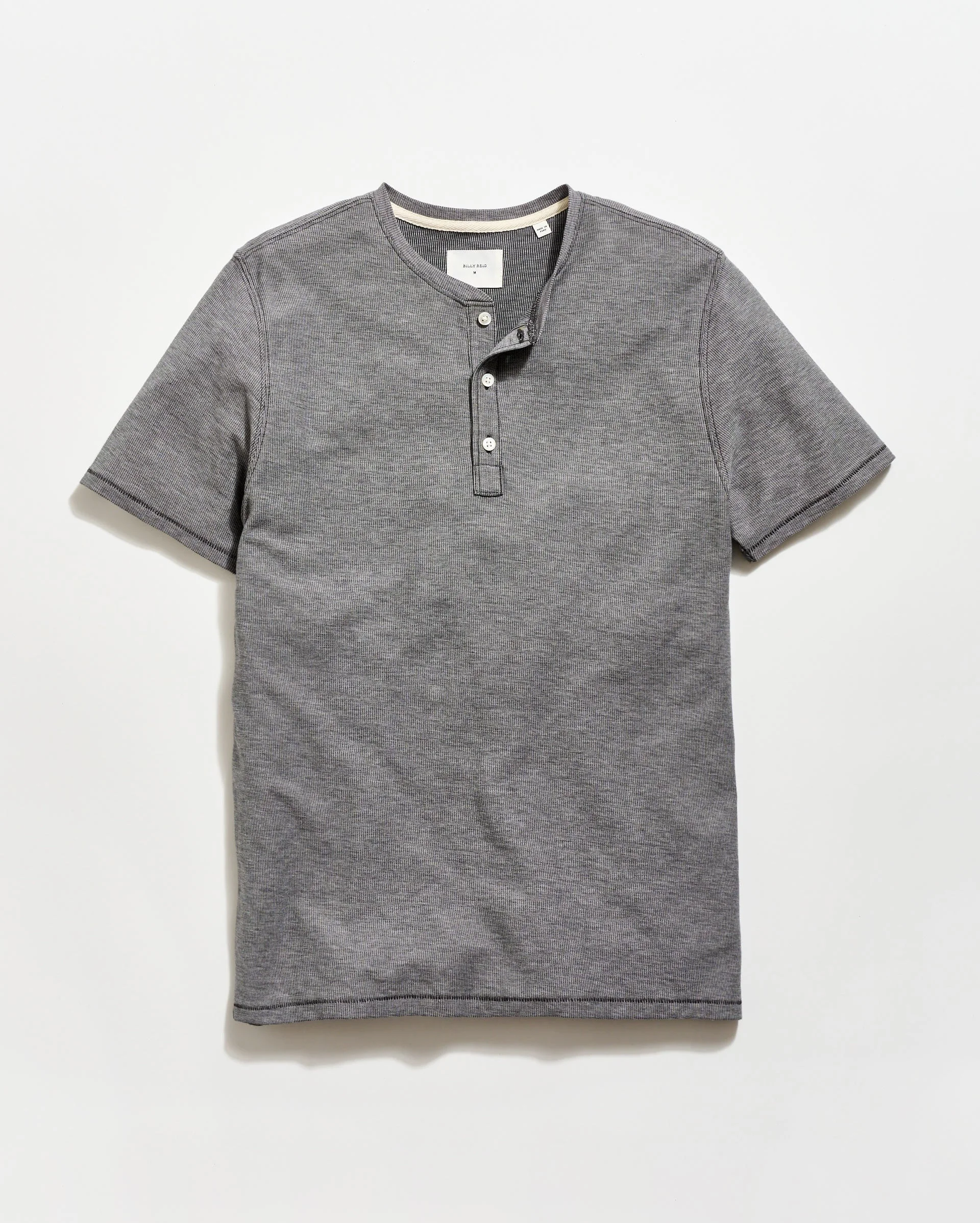 Short Sleeve Birdseye Henley - 1
