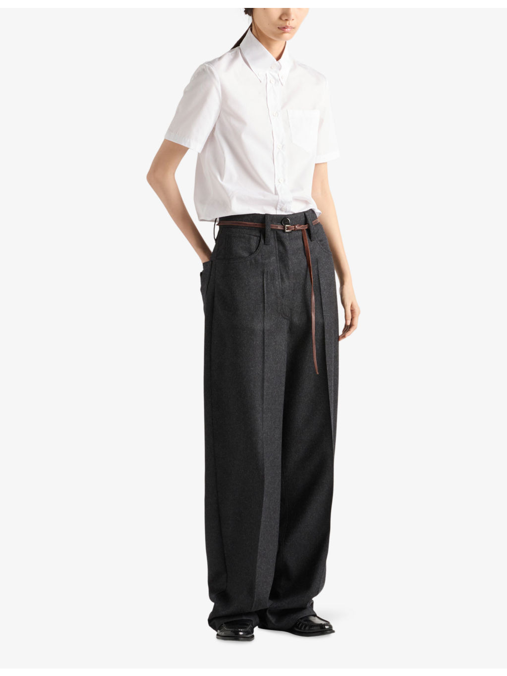 Logo-Embroidered Cotton Poplin Shirt - 2