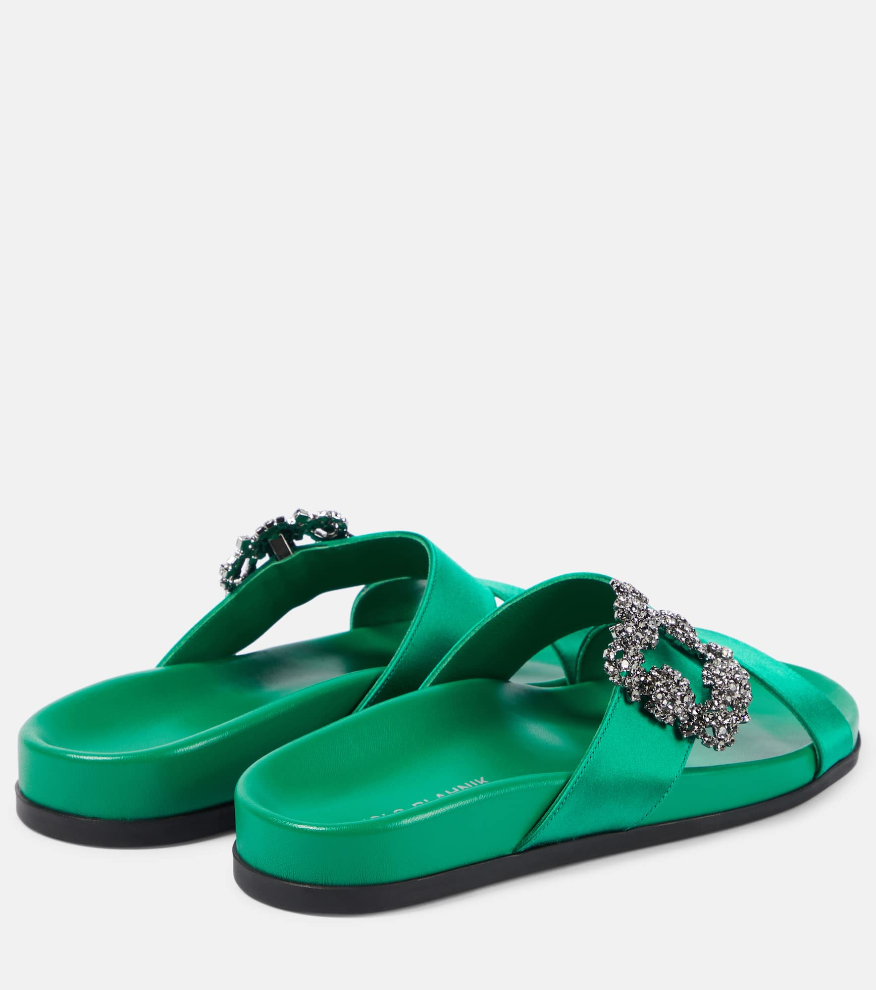Chilanghi embellished satin sandals - 3