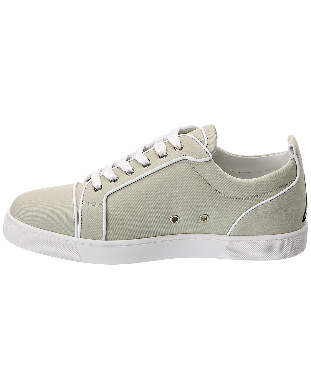 Christian Louboutin Varsijunior Gabardine & Leather Sneaker - 2