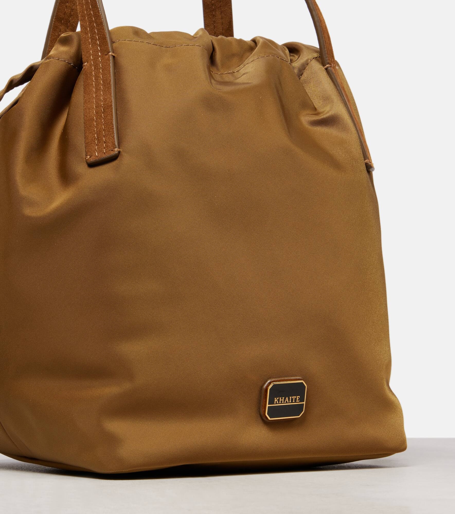 Rory Medium leather-trimmed bucket bag - 6