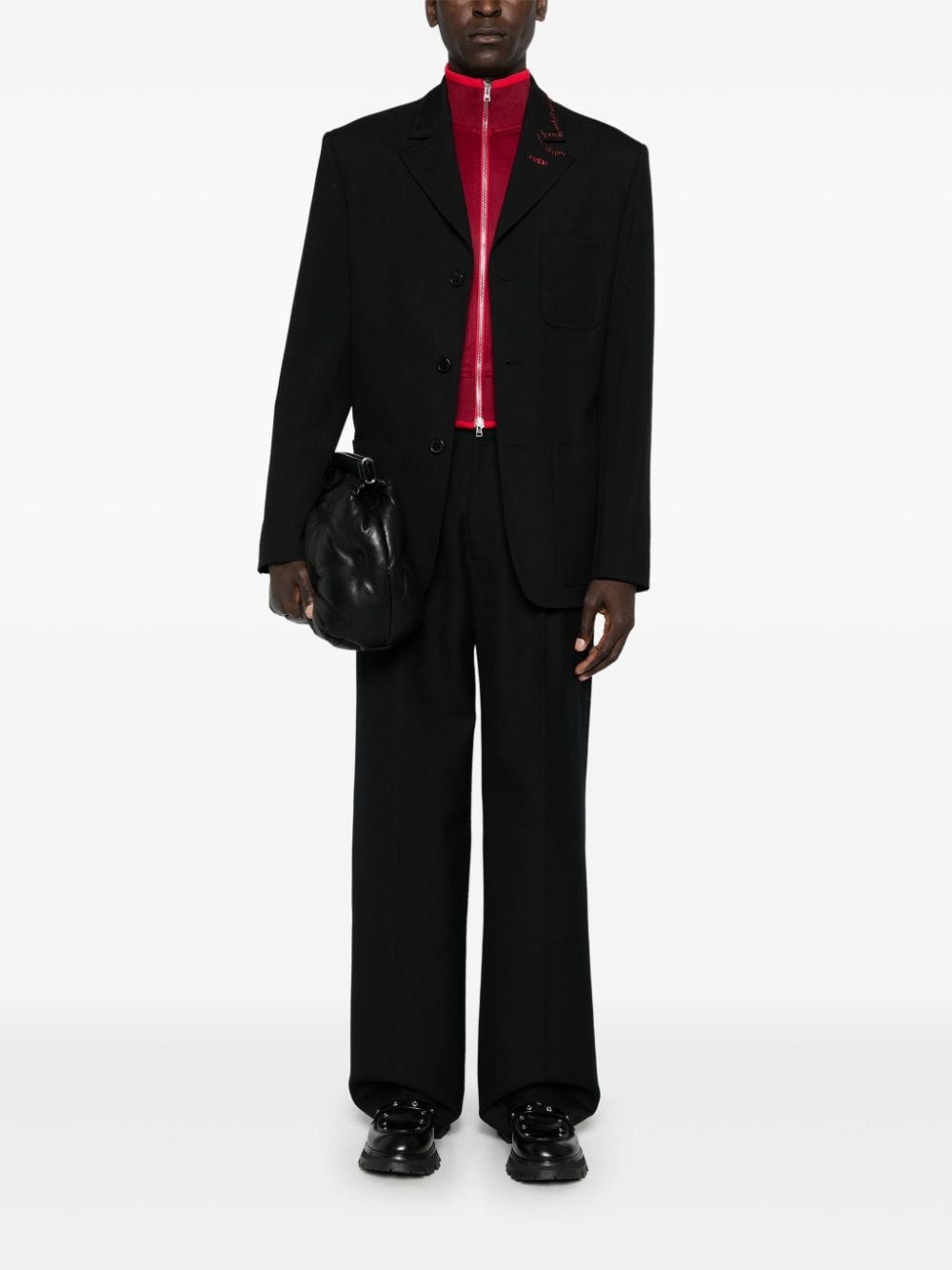 wool blazer - 2