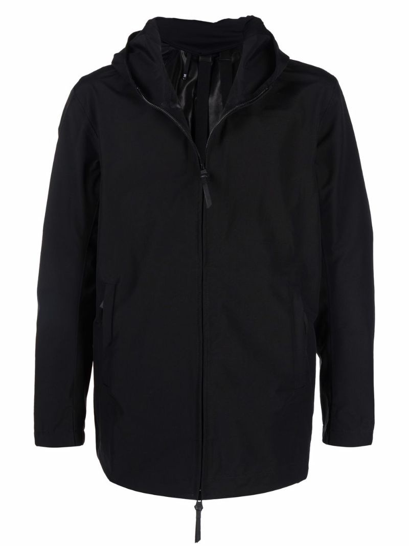 hooded zip-up jacket - 1
