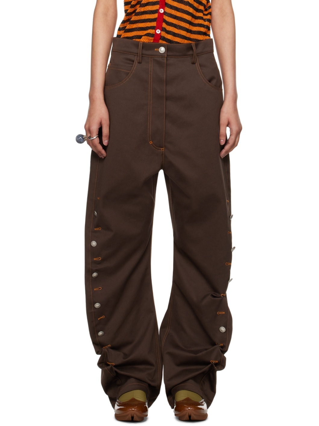 Brown Apollinaire Trousers - 1