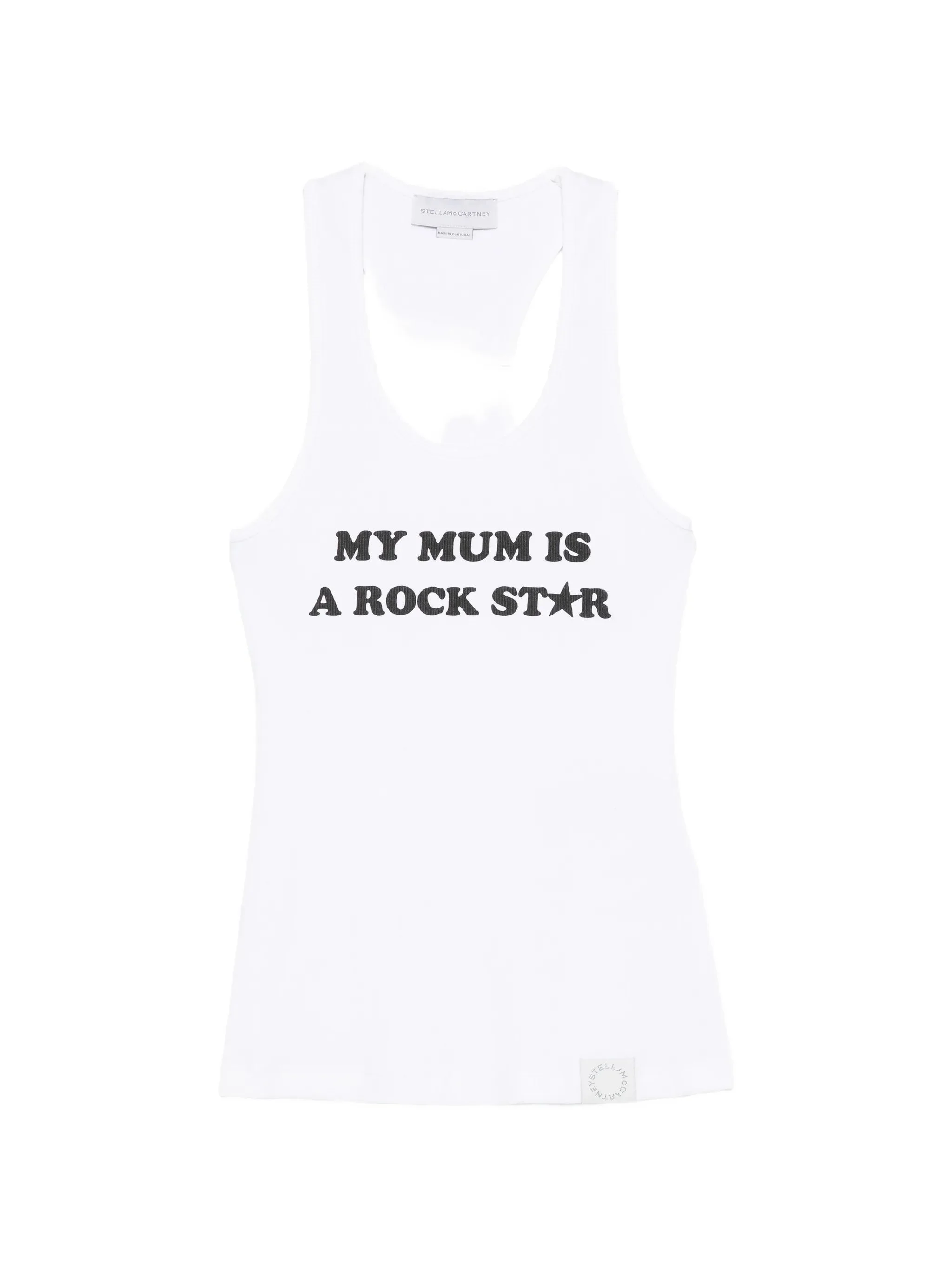 Stella Mccartney Slogan-print Racerback Tank Top - 1