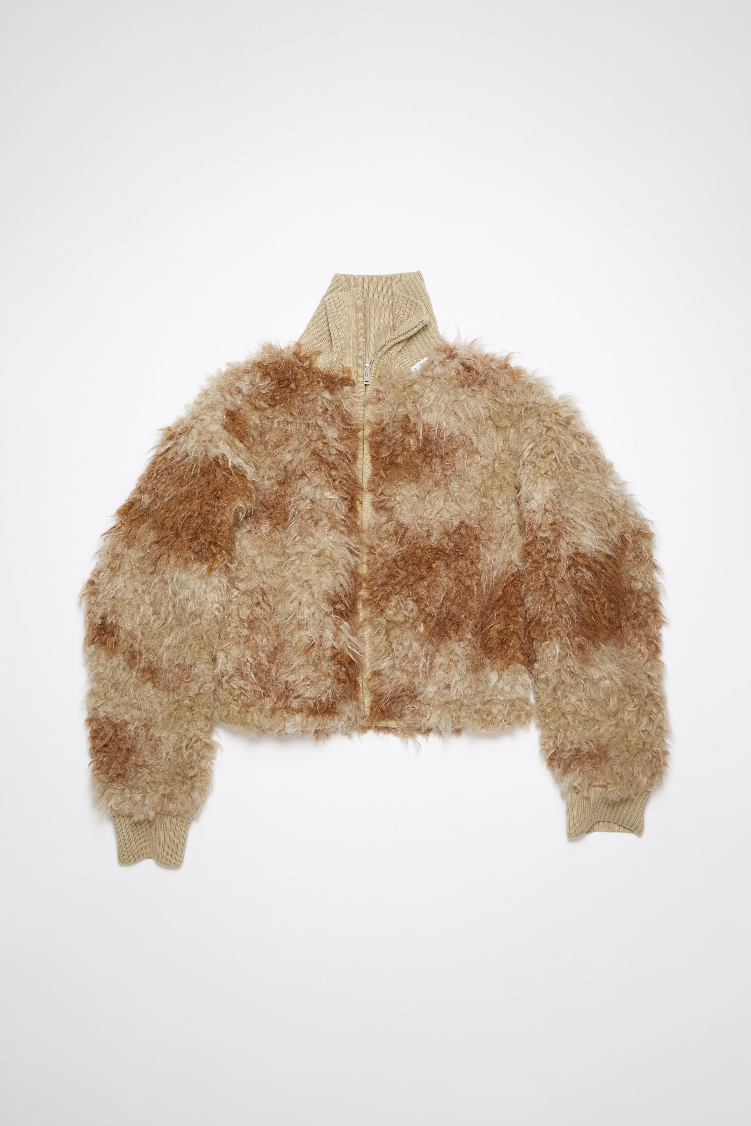 Furry jacket - Brown/beige - 7