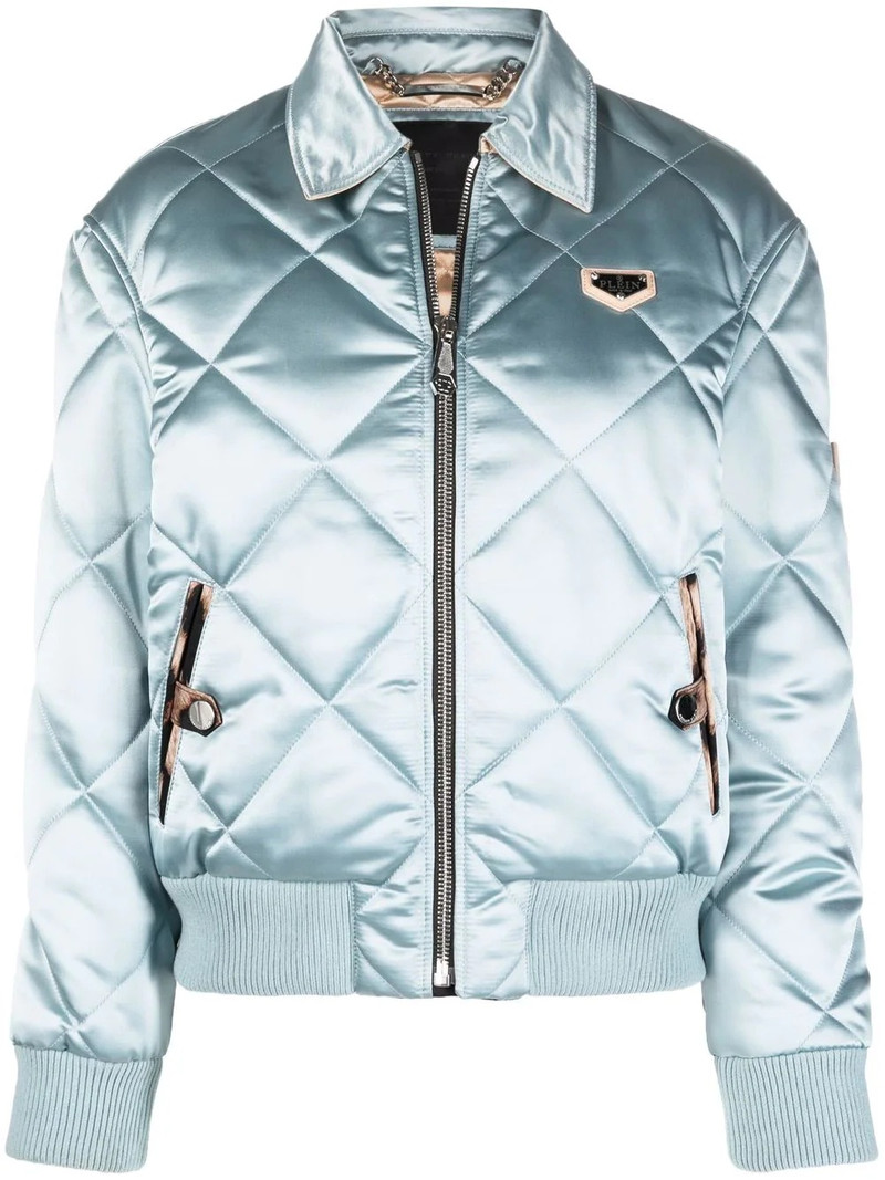 Iconic Plein Quilted Bomber jacket 1