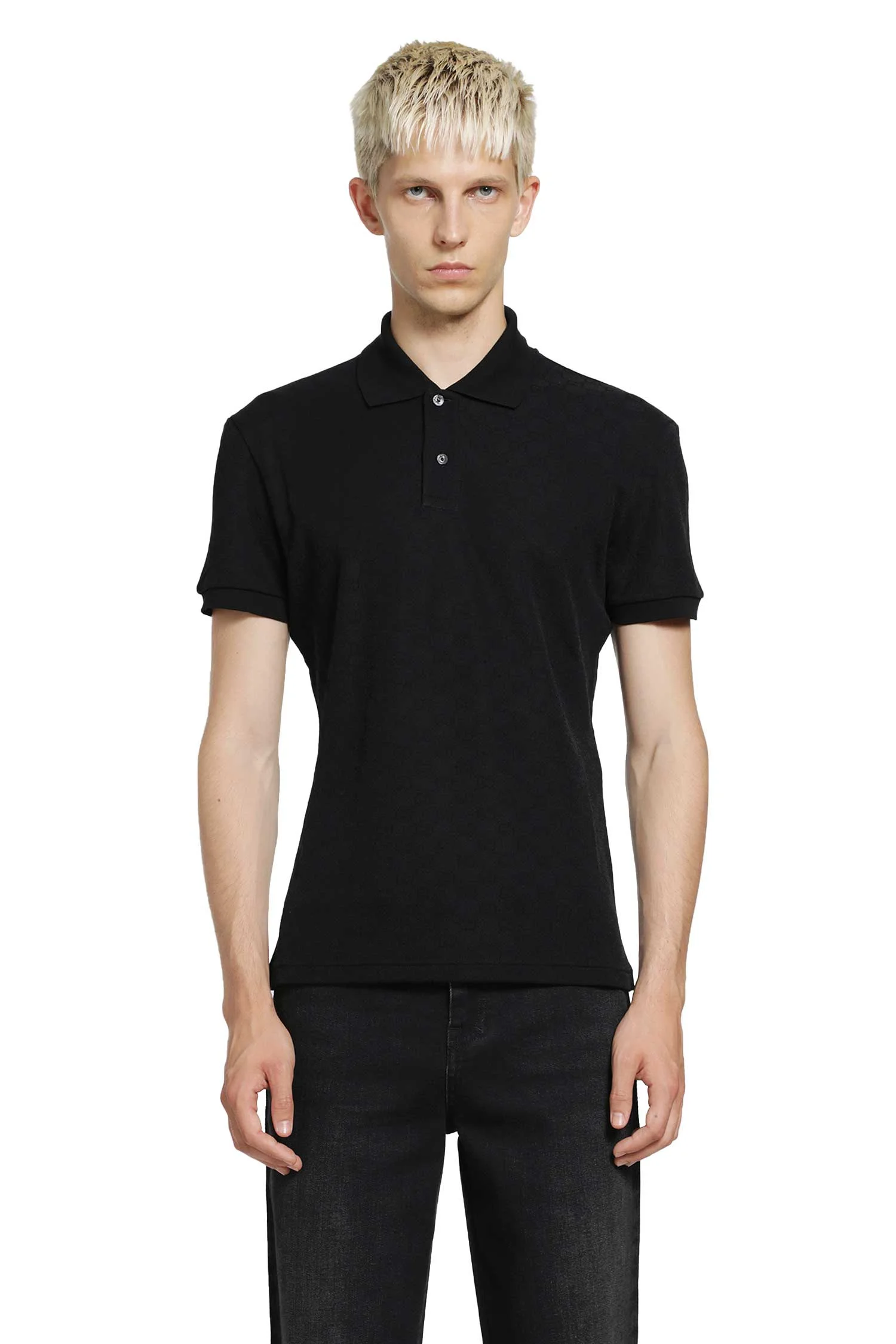 Gg Technical Jersey Jacquard Polo Shirt - 1