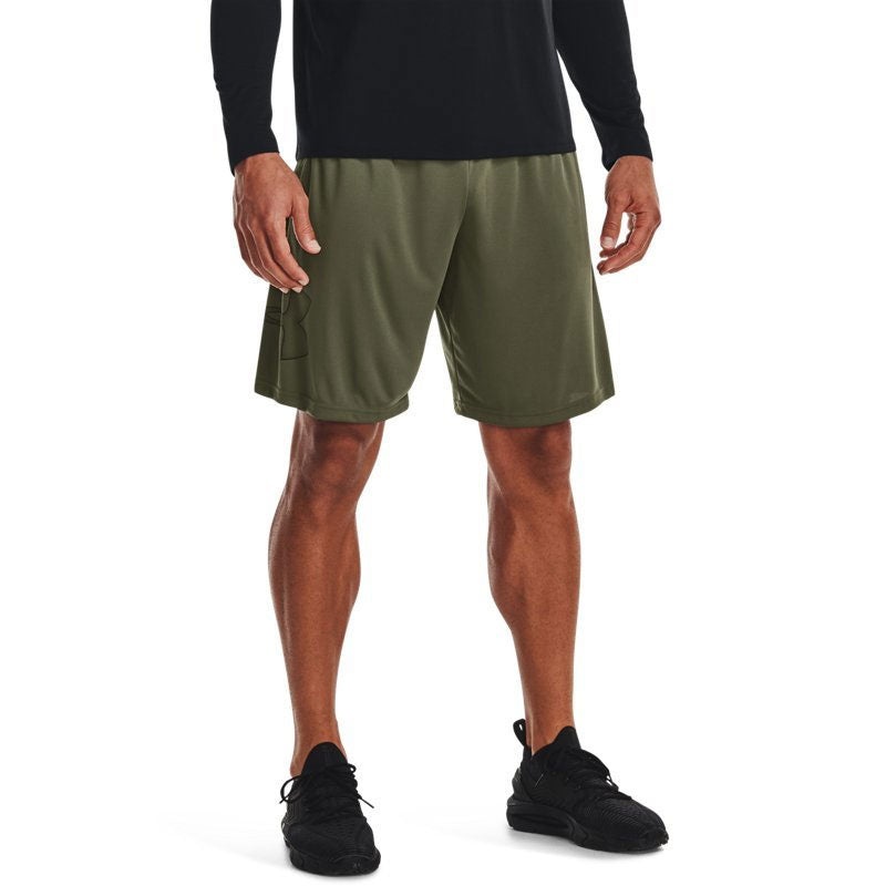 Under Armour Tech Graphic Shorts 'Marine OD Green' 1306443-390 - 3