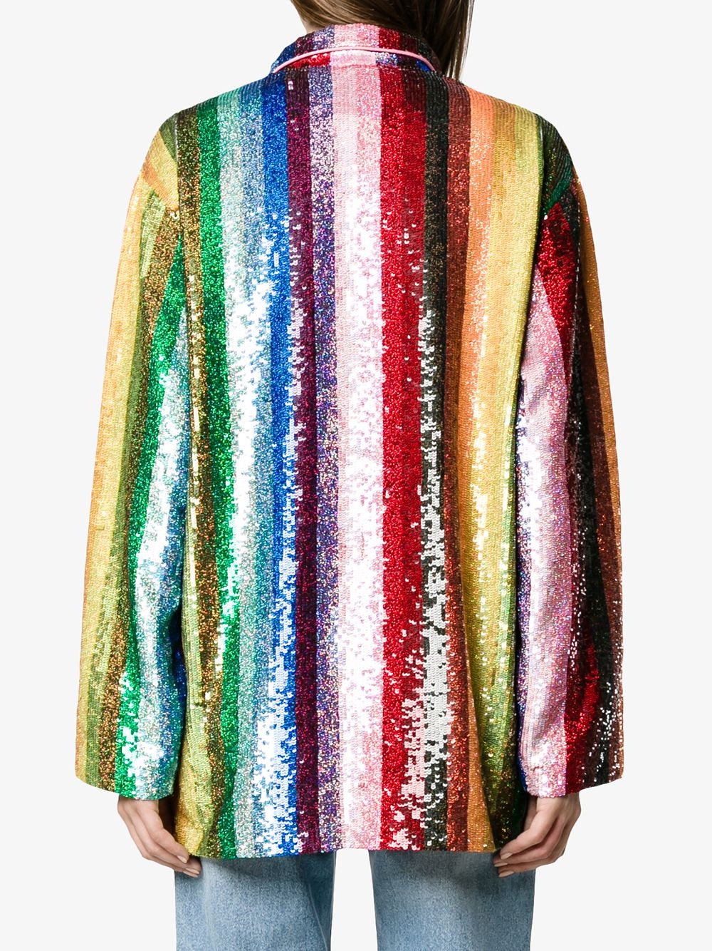 Rainbow sequin pyjama blouse - 4