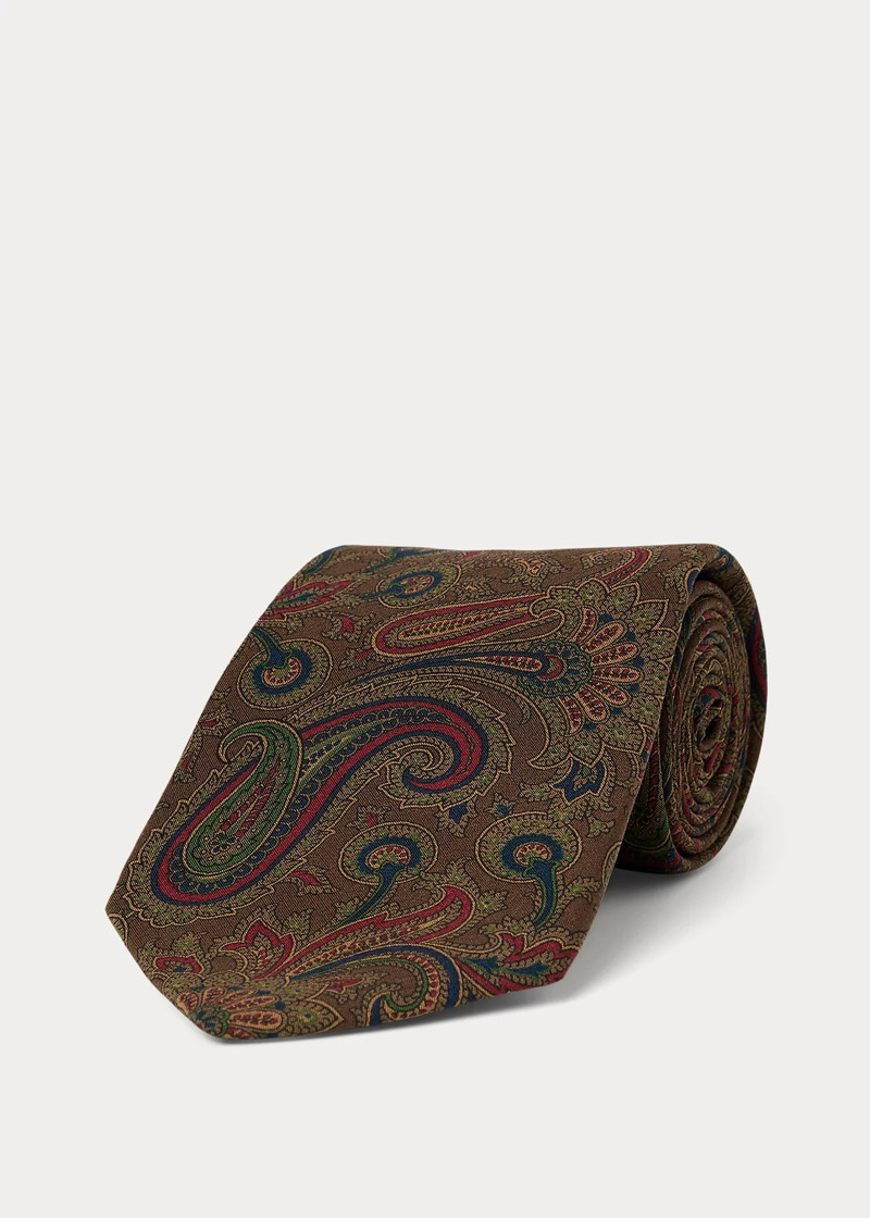 RRL by Ralph Lauren Handmade Paisley Silk Twill Tie outlook