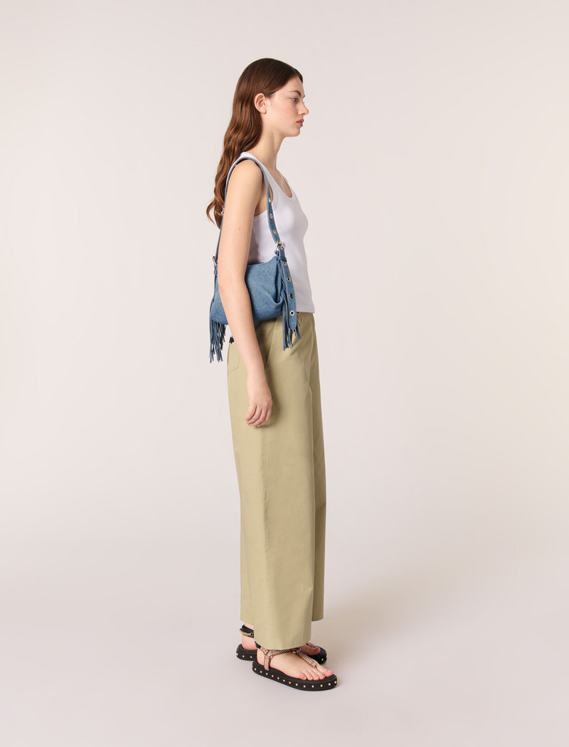 maje Miss M mini denim bag outlook