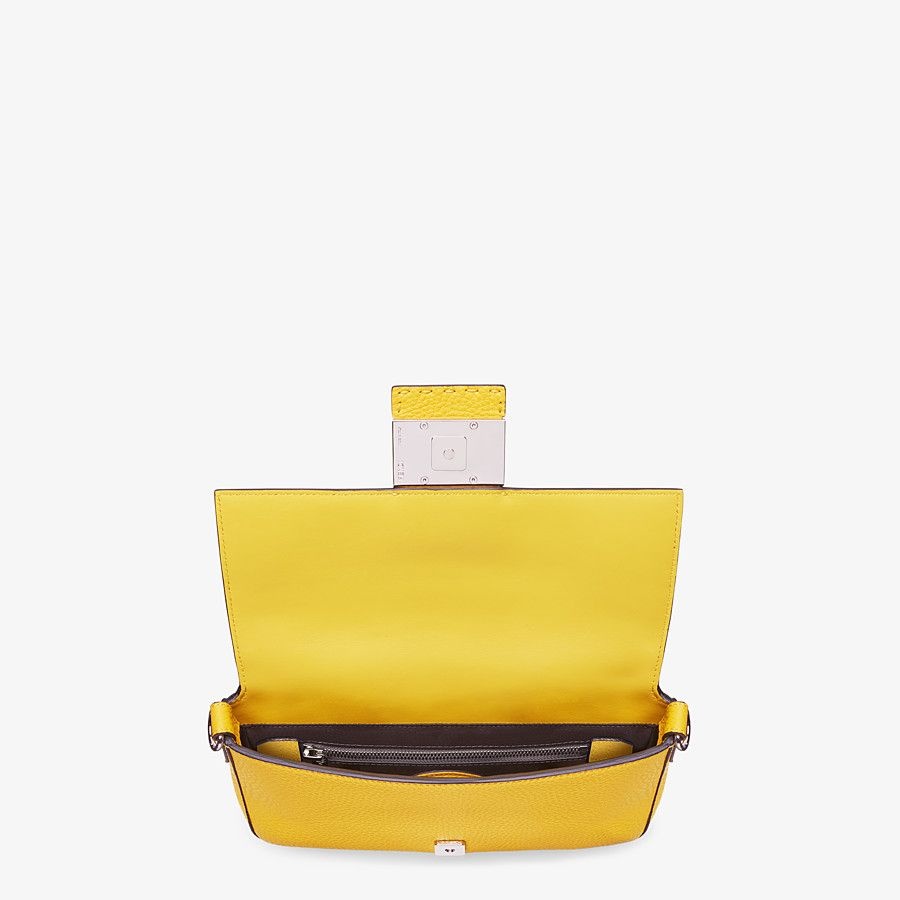 Yellow leather bag - 5