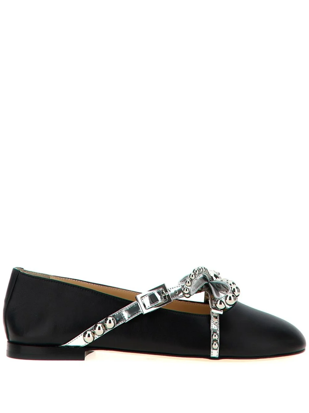 stud-embellished ballet flats - 1