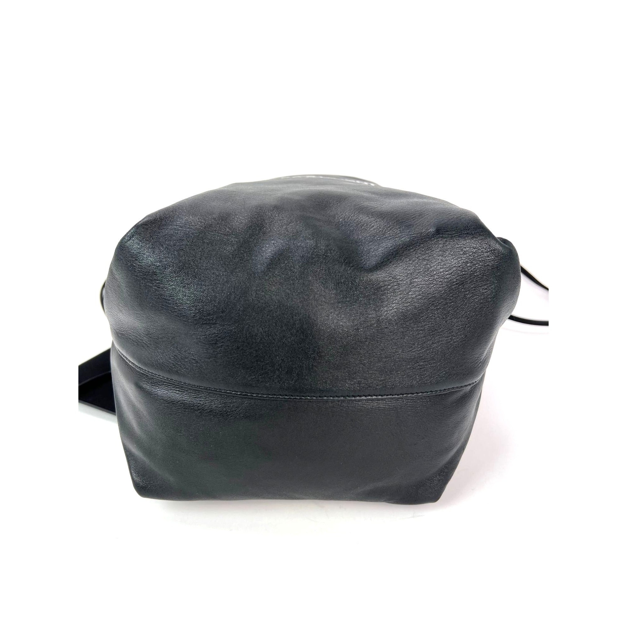 Saint Laurent Lambskin Teddy Drawstring Sac Bucket Bag - 3
